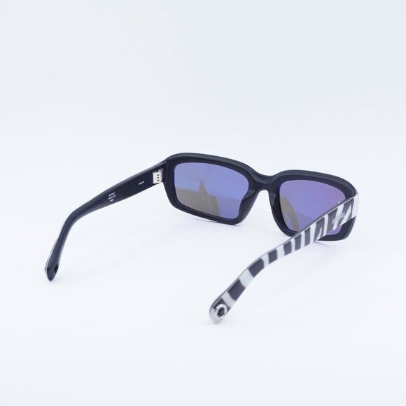 Jacquemus MARINO JAC/64 C5 Sunglasses Black and White Zebra Sunglasses