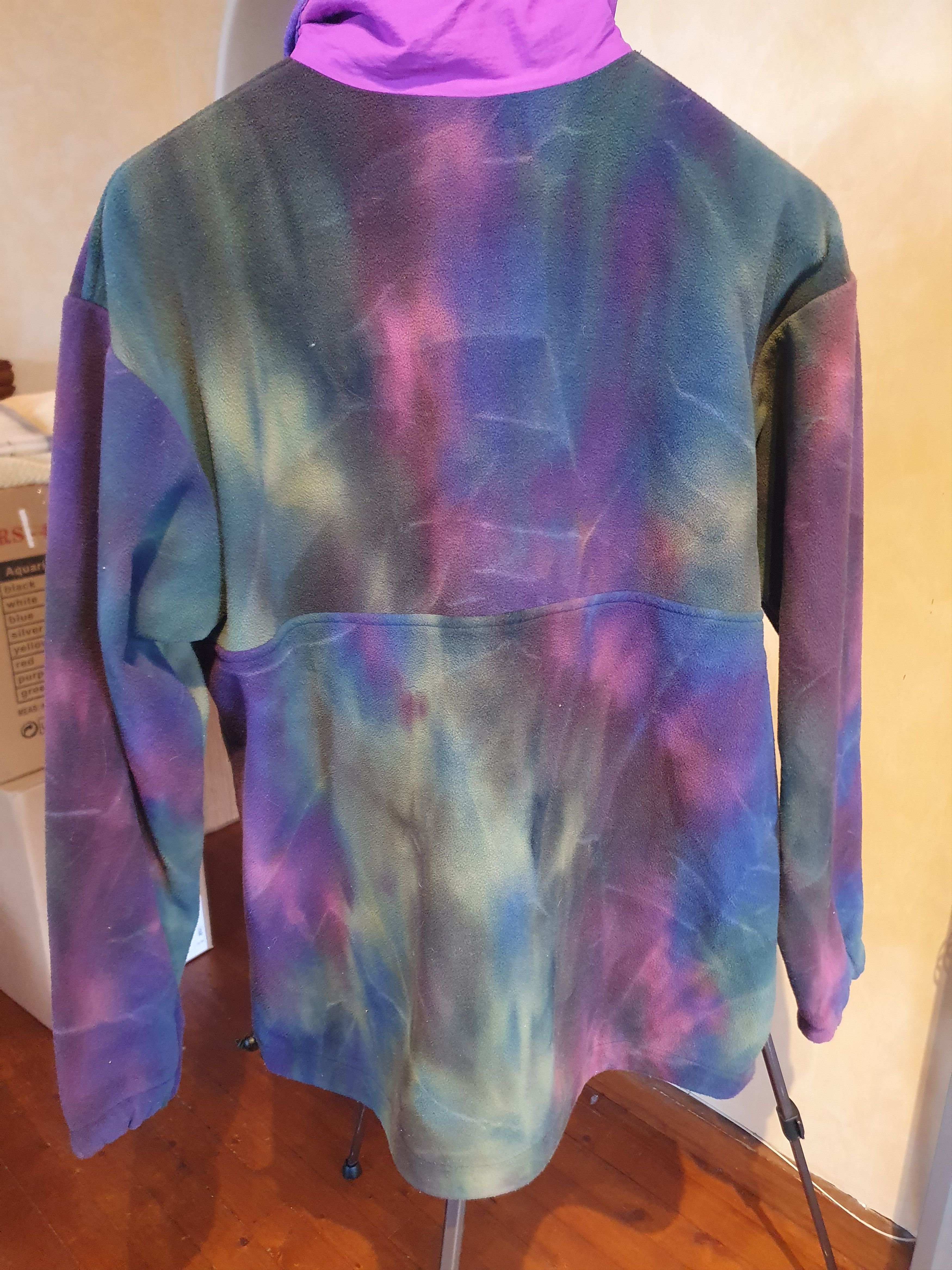 Vintage Liamonte Fleece T-snap Vintage Space Tye Dye sz XL Size US XL / EU 56 / 4 - 13 Thumbnail