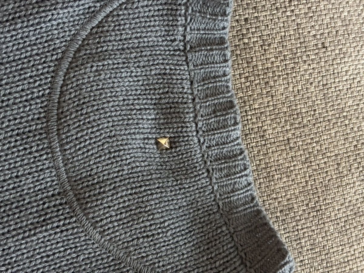 Valentino Valentino Pastel Blue Rockstud 100% Cashmere Sweater Size US M / EU 48-50 / 2 - 9 Thumbnail