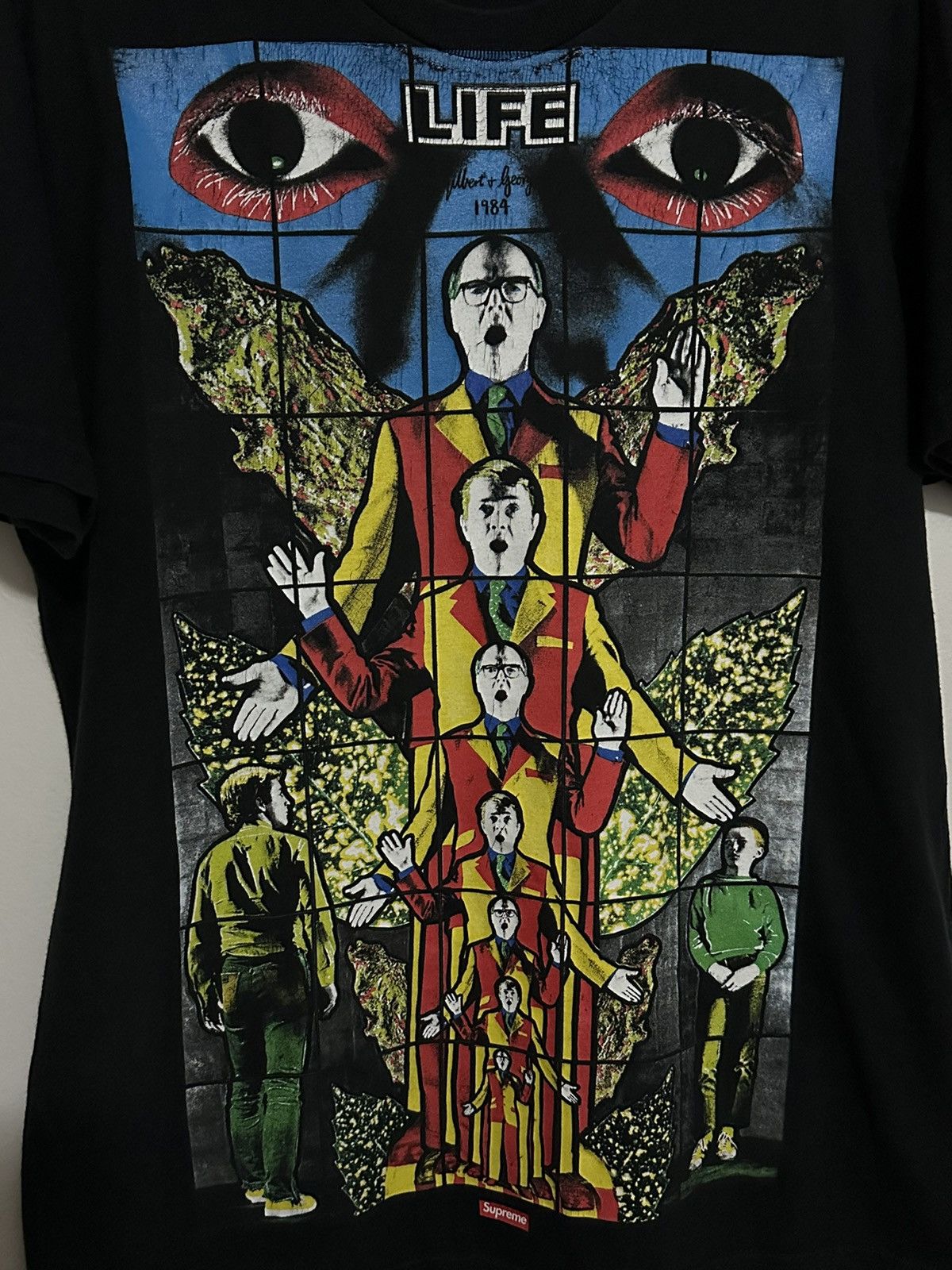 Supreme Supreme Gilbert & George Life Tee Size US M / EU 48-50 / 2 - 2 Thumbnail