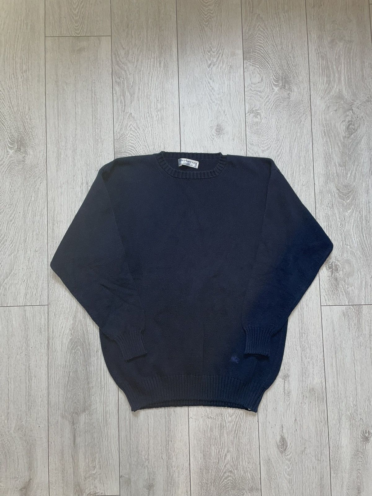 Burberry × Vintage Sweater Burberrys Vintage 90s Scotland Size US XXL / EU 58 / 5 - 1 Thumbnail