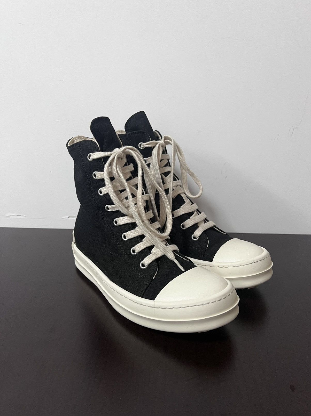 Rick Owens Drkshdw Rick owens drkshdw ramones high top sneakers Size US 6 / IT 36 - 5 Thumbnail