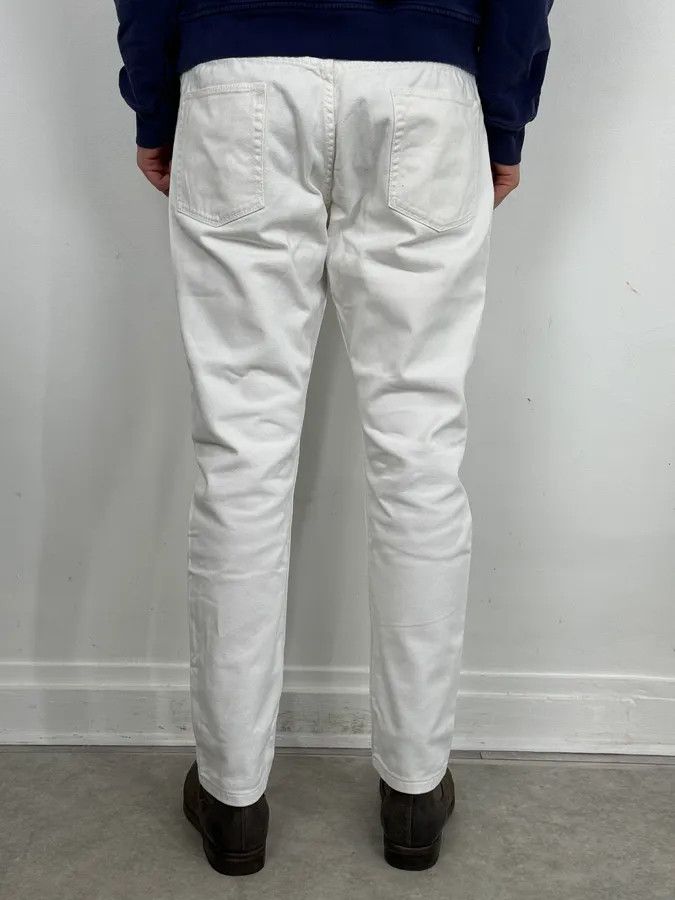 Dries Van Noten Dries Van Noten White Minimalist Denim Jeans Size US 32 / EU 48 - 4 Thumbnail