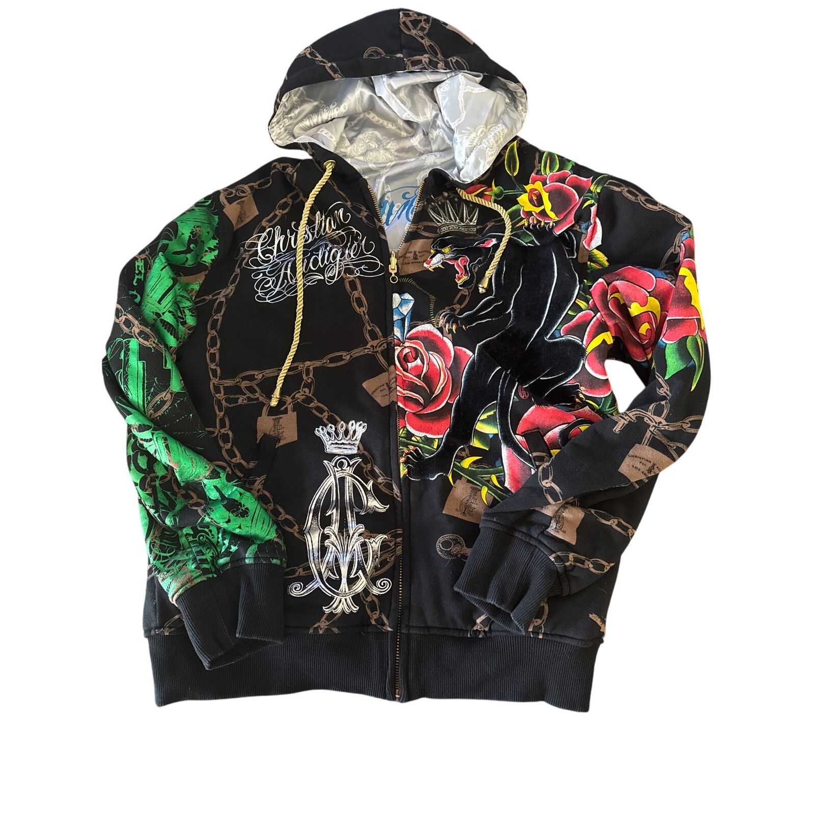 Christian Audigier × Vintage Christian Audigier Reversible Hoodie
