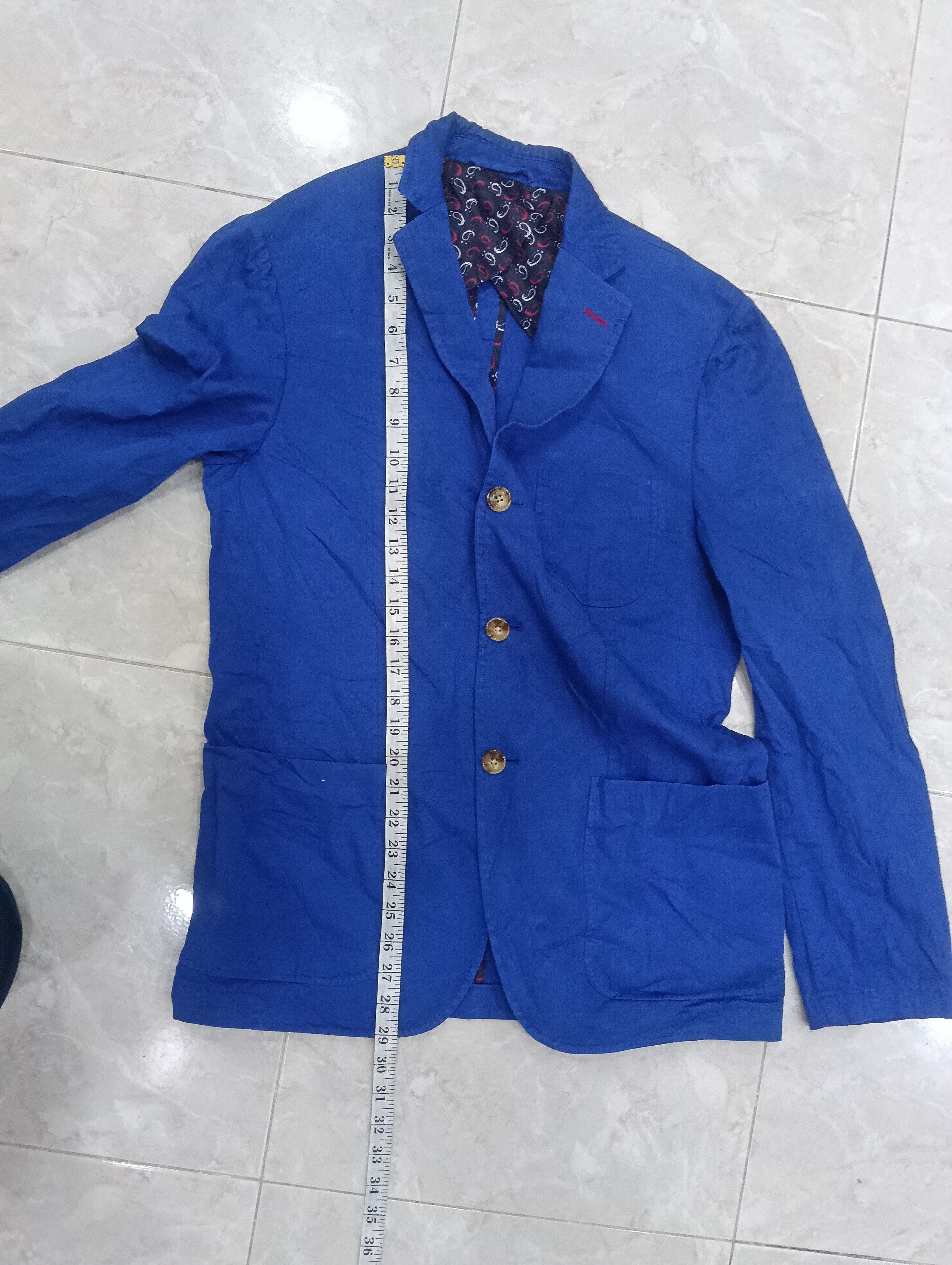 Japanese Brand Vicomte A. Slim Fix Blazer Jacket Size 50S - 20 Thumbnail