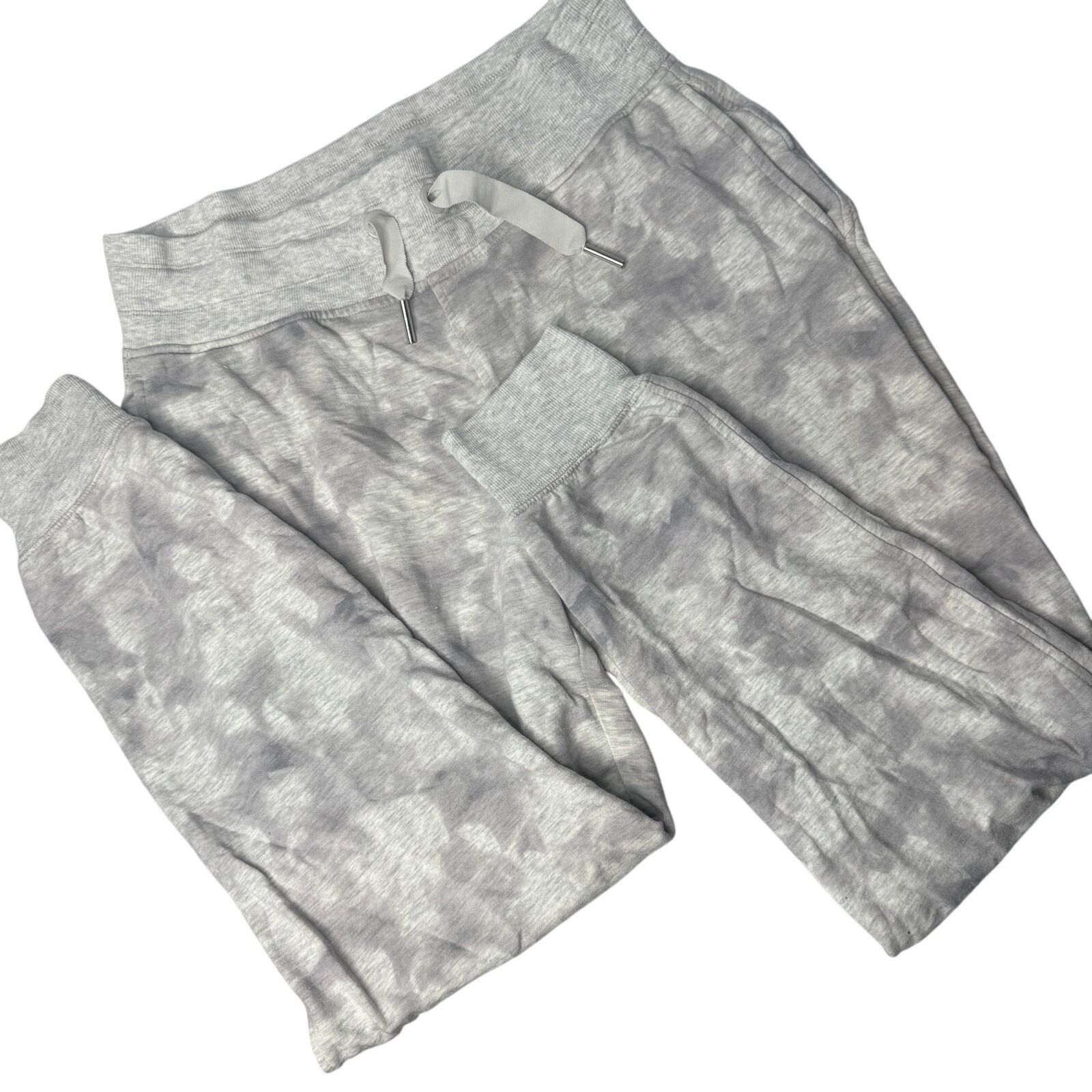 Athleta Athleta Balance Printed Joggers Gray Tie Dye Camo Tencel SM Size 28" / US 6 / IT 42 - 2 Thumbnail