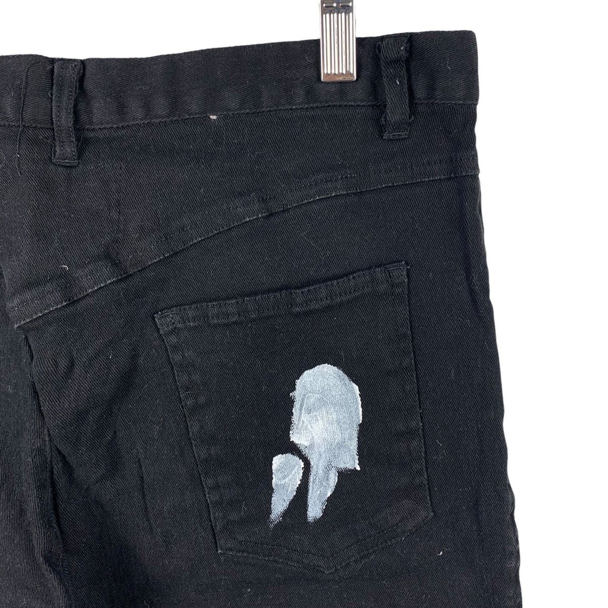 Japanese Brand NOVEMBER RAIN by Kingly mask distressed painted jeans Size US 32 / EU 48 - 18 Thumbnail