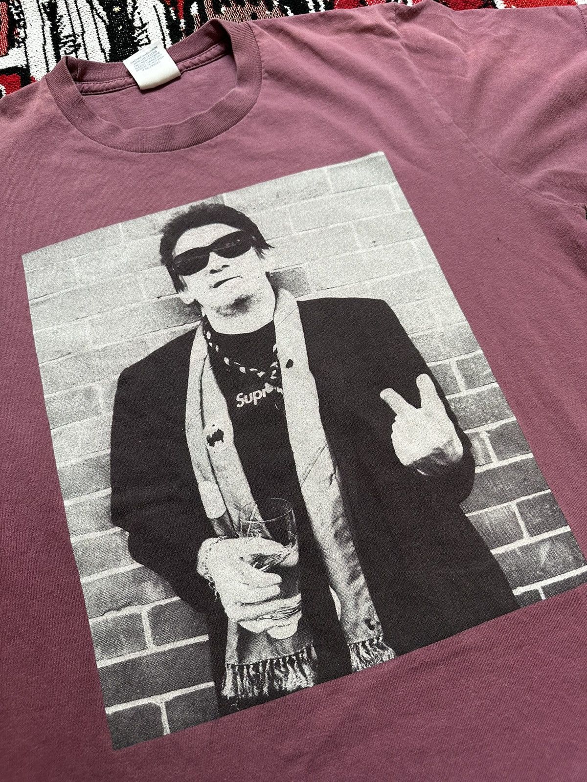 Band Tees Supreme - Shane macgowan photo tee FW13 Size US M / EU 48-50 / 2 - 2 Thumbnail