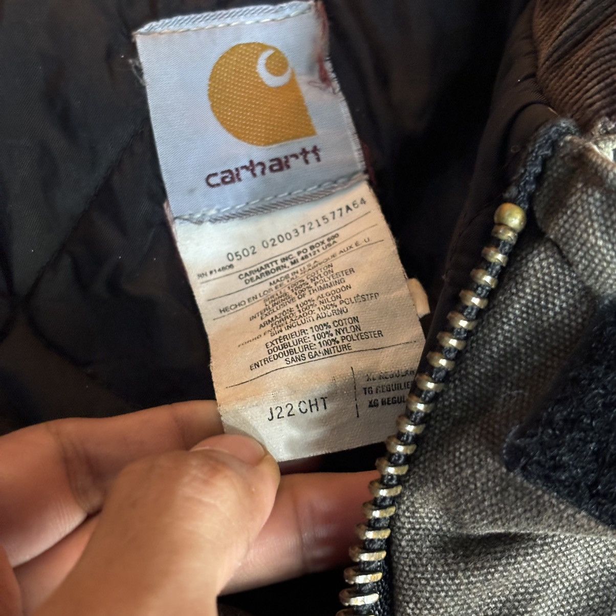 Carhartt Rare💥Vintage 00s Faded Carhartt Arctic Jacket J22 CHT Size US L / EU 52-54 / 3 - 6 Thumbnail