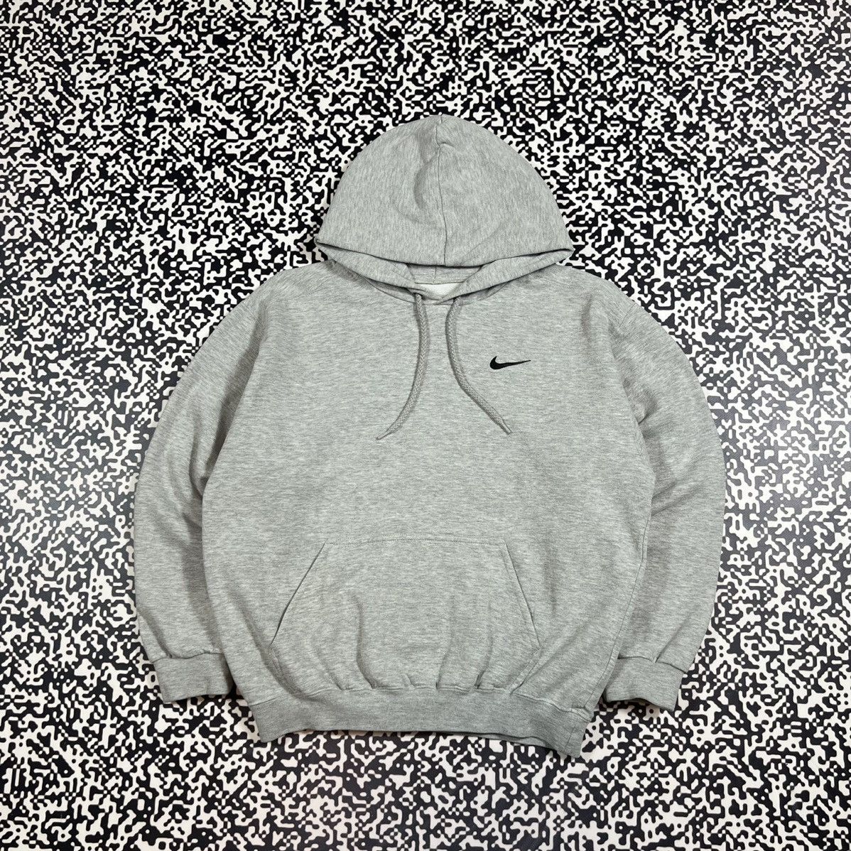 Nike Vintage 90s Nike Swoosh Logo Boxy Hoodie Retro Y2K Style Size S / US 4 / IT 40 - 2 Thumbnail