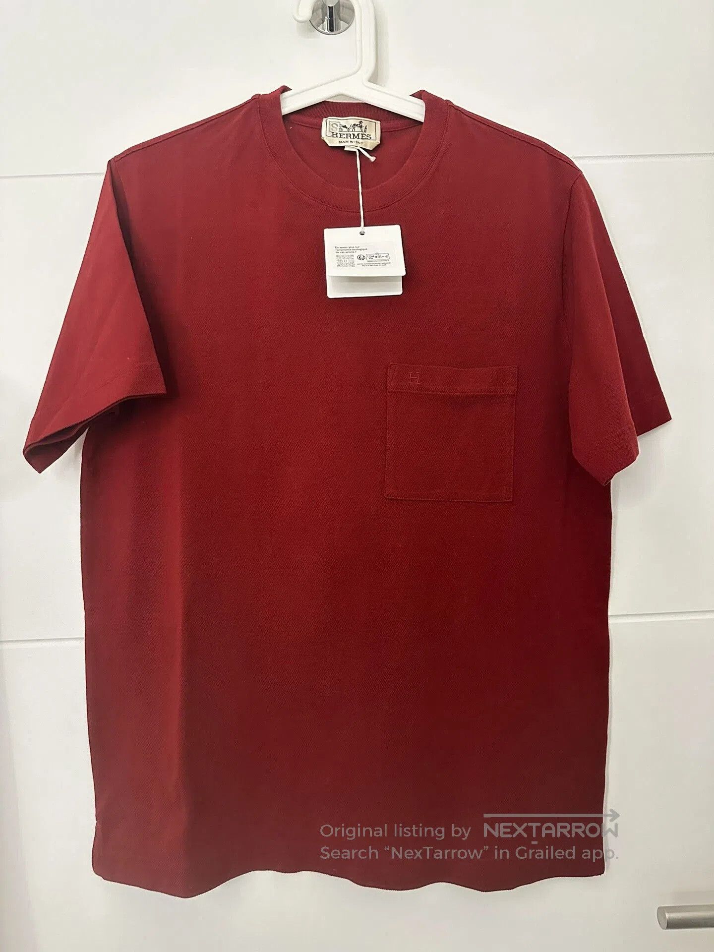 Hermes Hermes Classic Small H Logo Crewneck T. Size US S / EU 44-46 / 1 - 1 Thumbnail