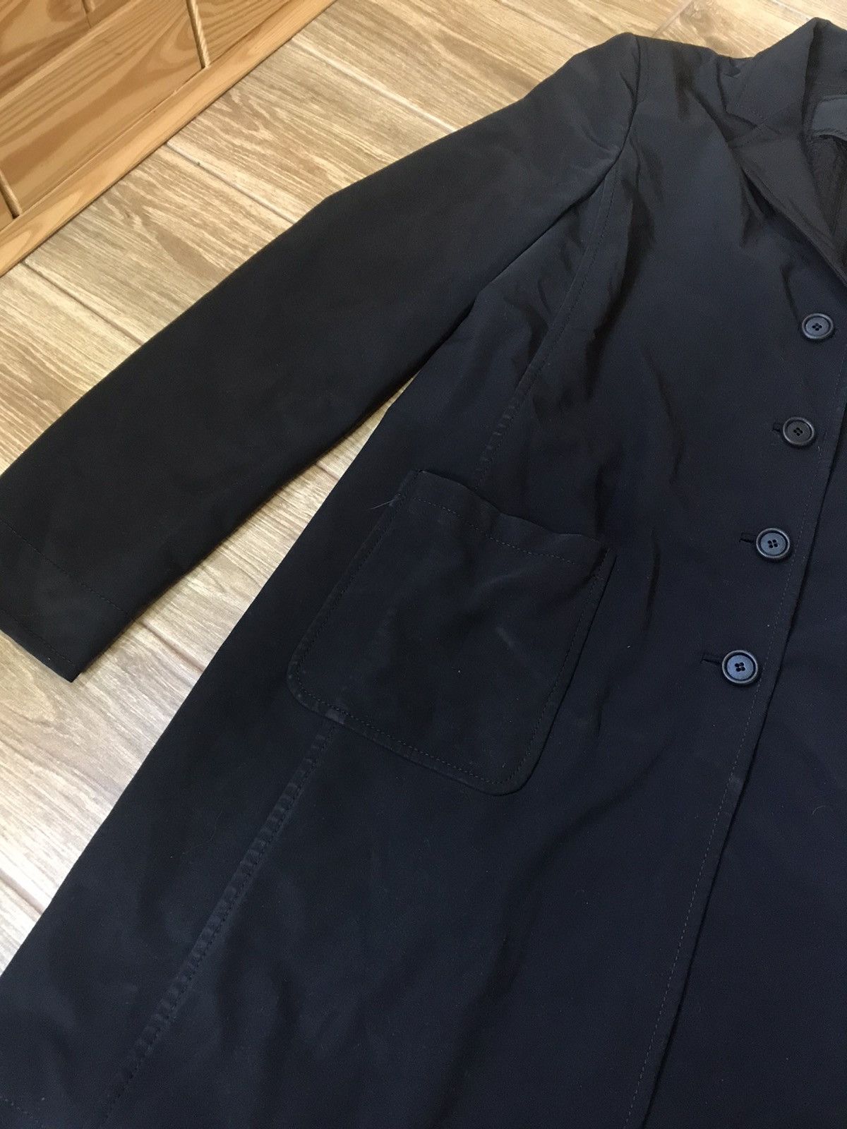 Prada Vintage Prada Milano Trench Coat Jacket Cloak Size L / US 10 / IT 46 - 6 Thumbnail