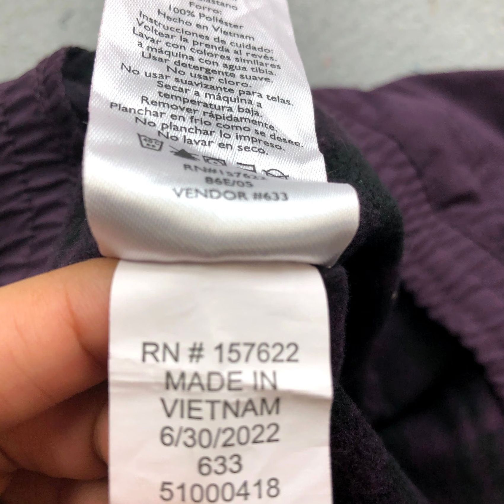 Eddie Bauer Eddie Bauer Sweatpants Womens 16 Purple Fleece Lined Pockets Drawstring Straight Modern Casual Pants Size 38" / US 16 / IT 52 - 8 Thumbnail