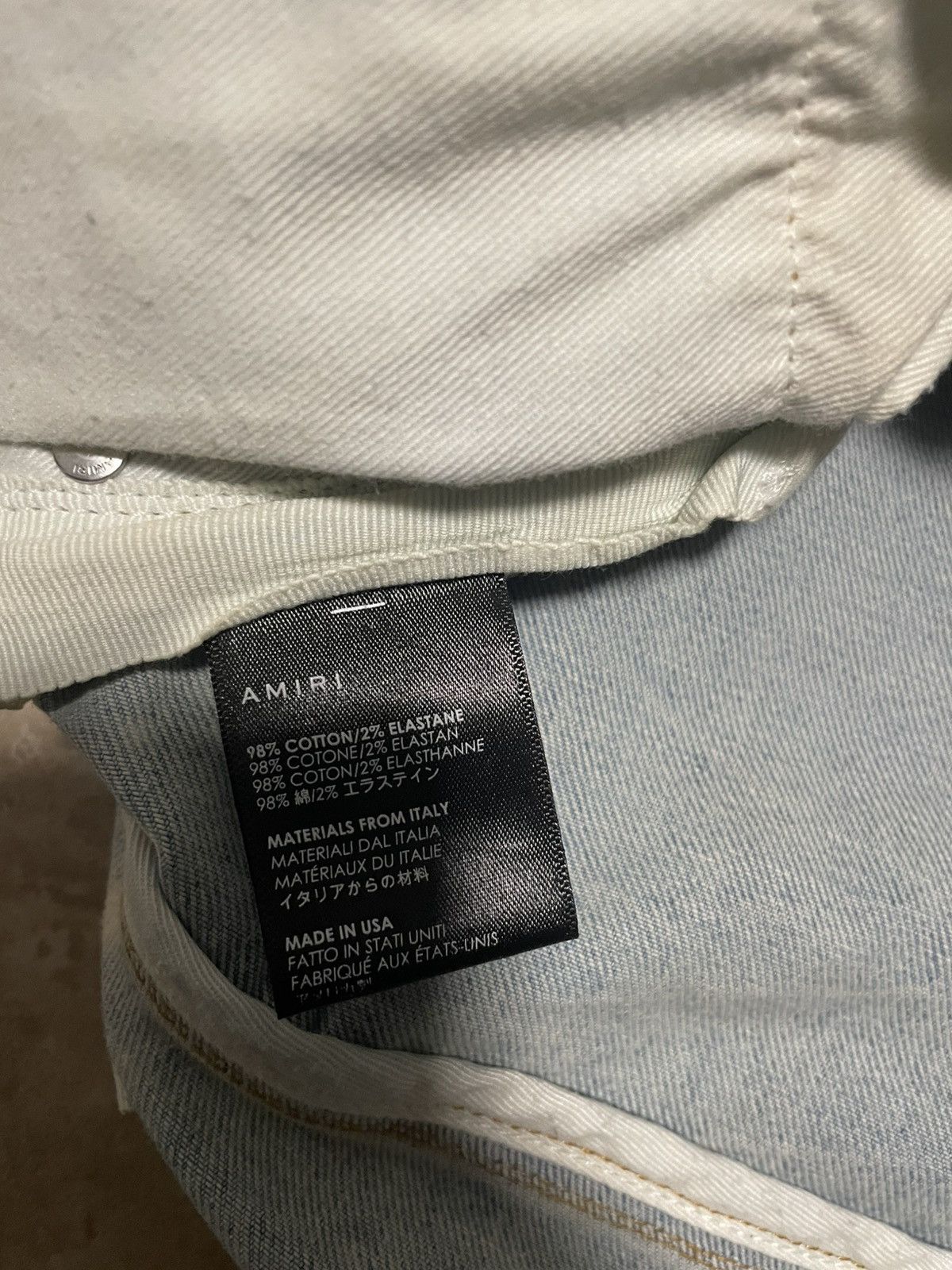 Amiri Amiri/ Bleach Splatter Trasher Mlnus Size US 32 / EU 48 - 6 Thumbnail