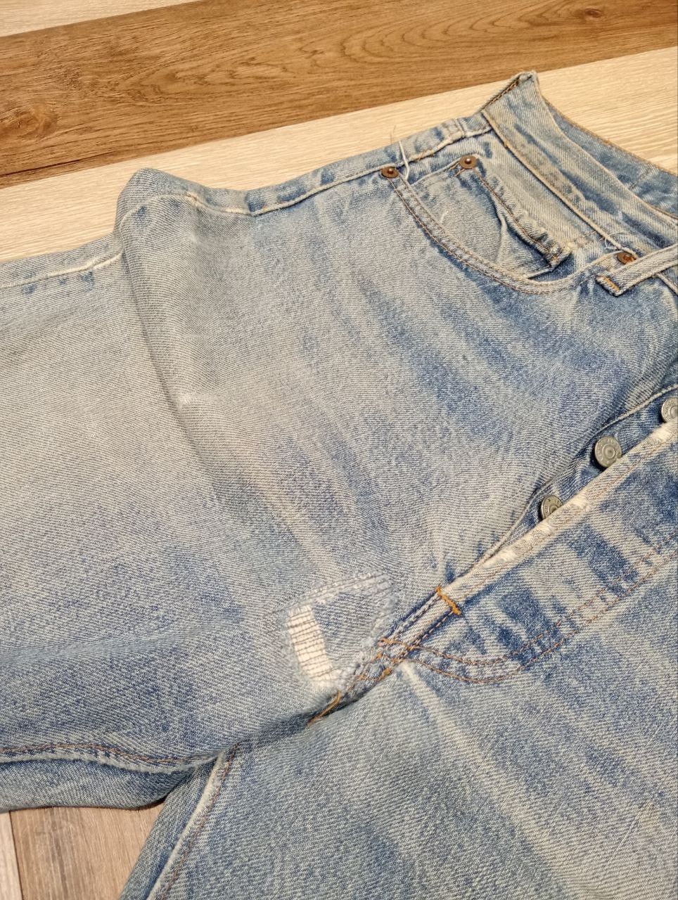 Levi's LEVI'S VINTAGE 501 REDLINE TOP #6 SELVEDGE DISTRESSED DENIM Size US 34 / EU 50 - 6 Thumbnail