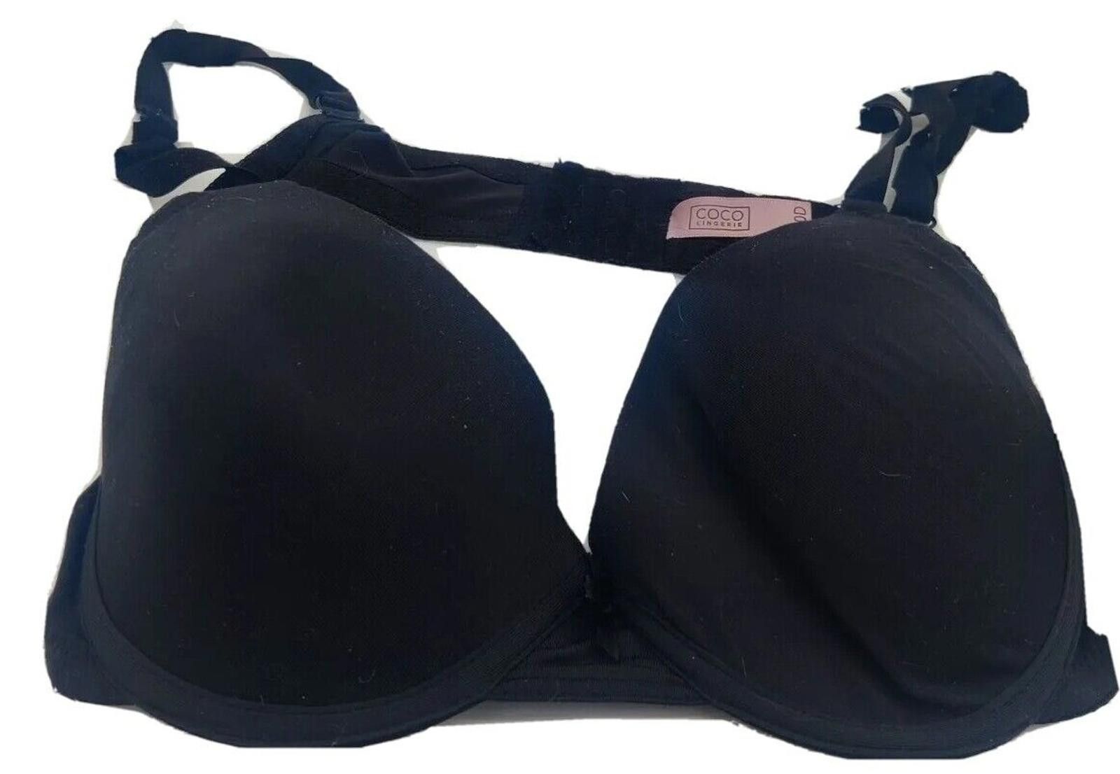 Other Coco Lingerie Black Bra 40D Underwire Adjustable Closure & S Size ONE SIZE - 1 Thumbnail