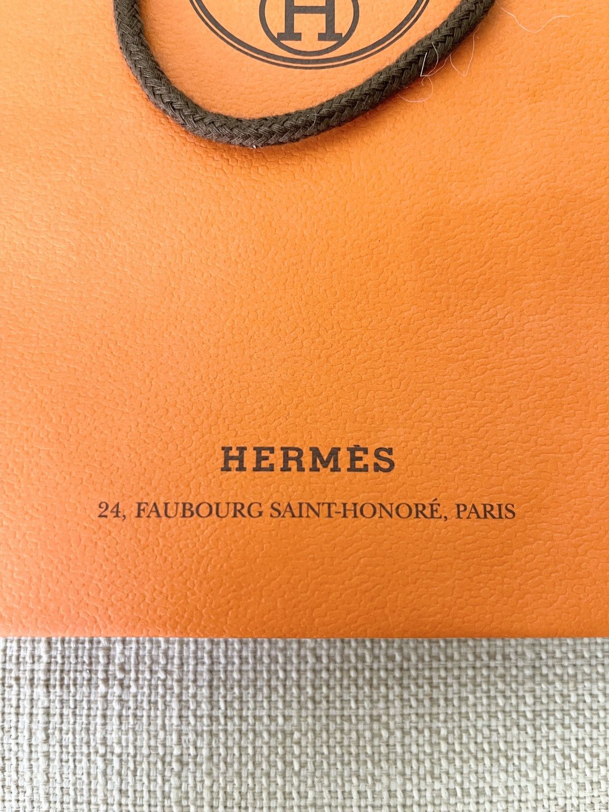 Hermes Authentic Hermes Orange Small Shopping Bag Size ONE SIZE - 3 Thumbnail