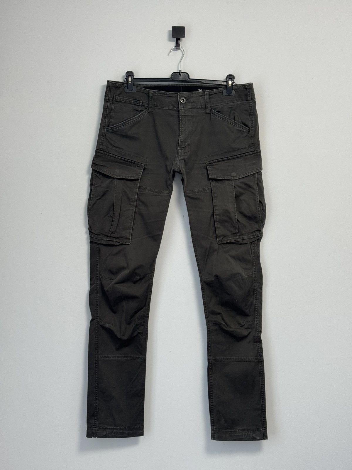 G-Star G-STAR RAW Khaki Green ROVIC SLIM Multipocket Cargo Pants Size US 36 / EU 52 - 1 Thumbnail
