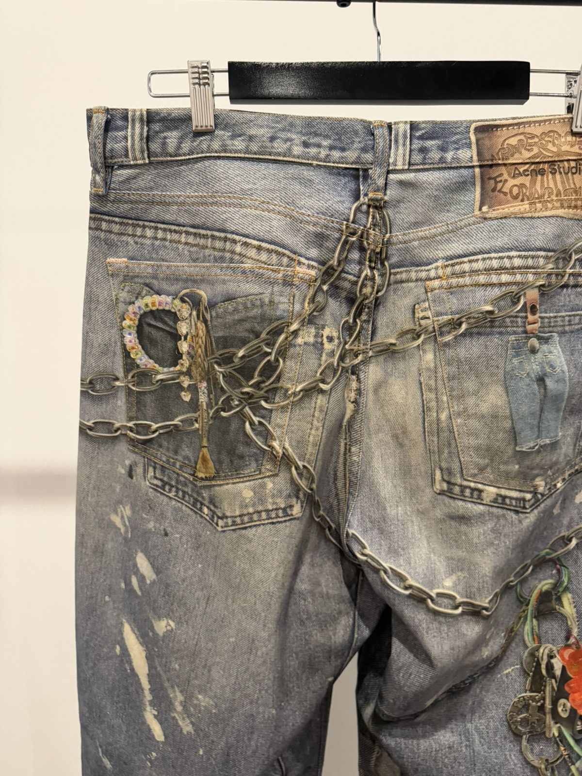 Acne Studios Acne Studios Wallet Chain Detail Pants Size US 32 / EU 48 - 7 Thumbnail