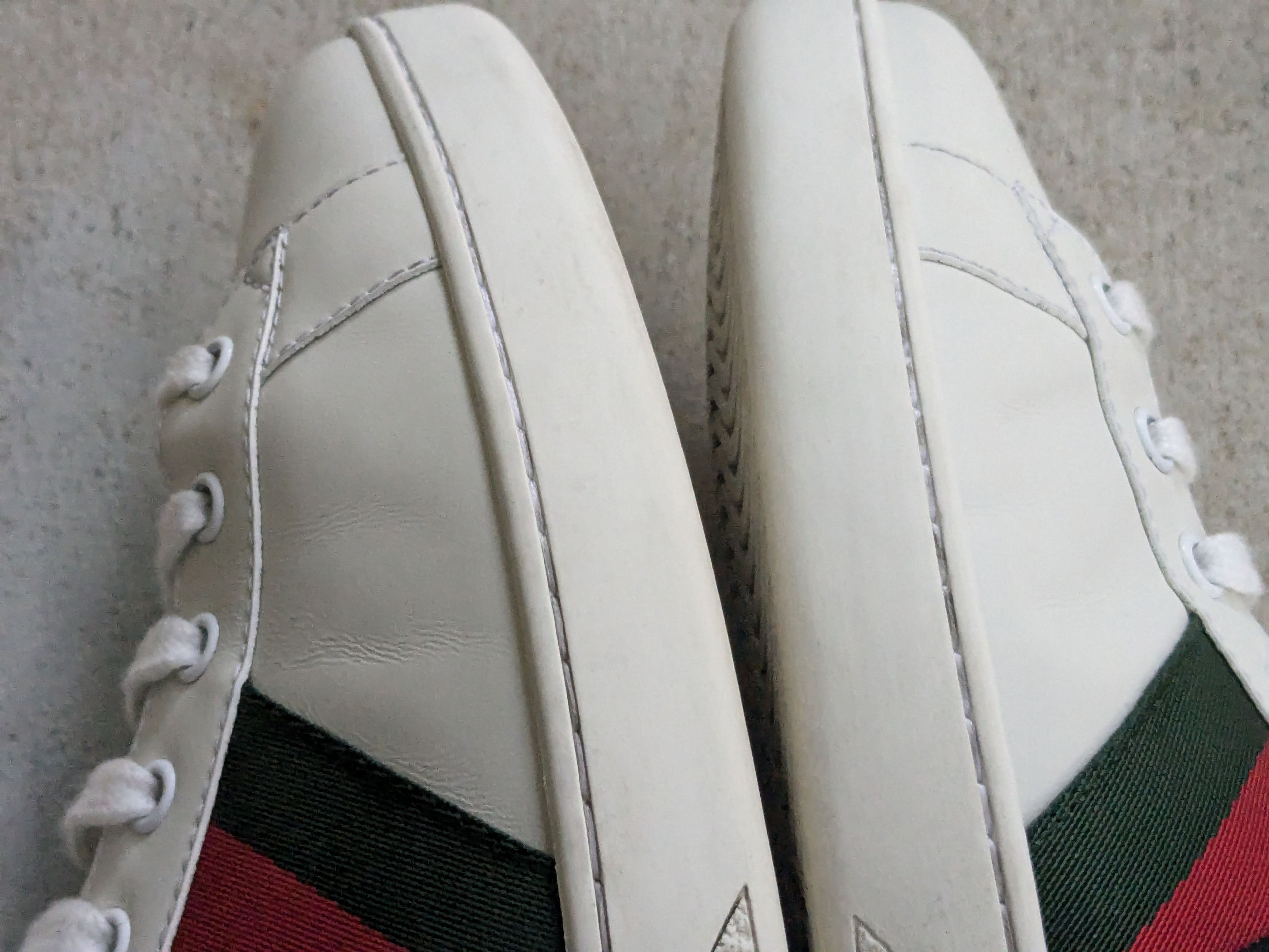 Gucci Gucci Ace Cherry Sneakers 13.5 Leather Low Tops Size US 13 / EU 46 - 7 Thumbnail