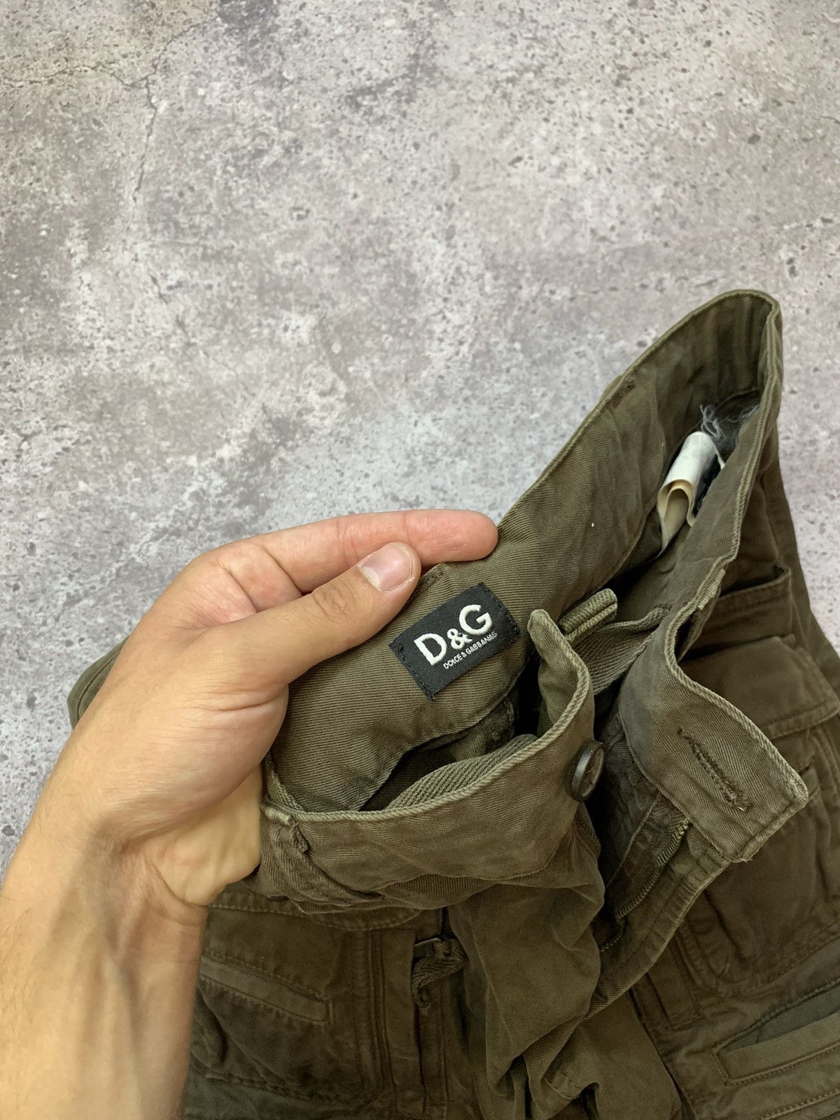 Dolce & Gabbana RARE Dolce & Gabbana 00s Multi Pocket Cargo Pants Size US 34 / EU 50 - 9 Thumbnail