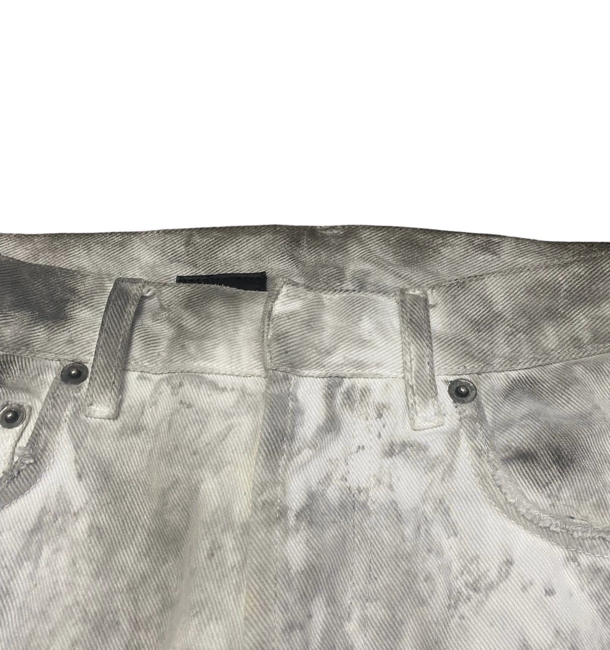 Dior RARE SS06 Dior Homme Dirty Snow Marble Denim Size US 28 / EU 44 - 6 Thumbnail