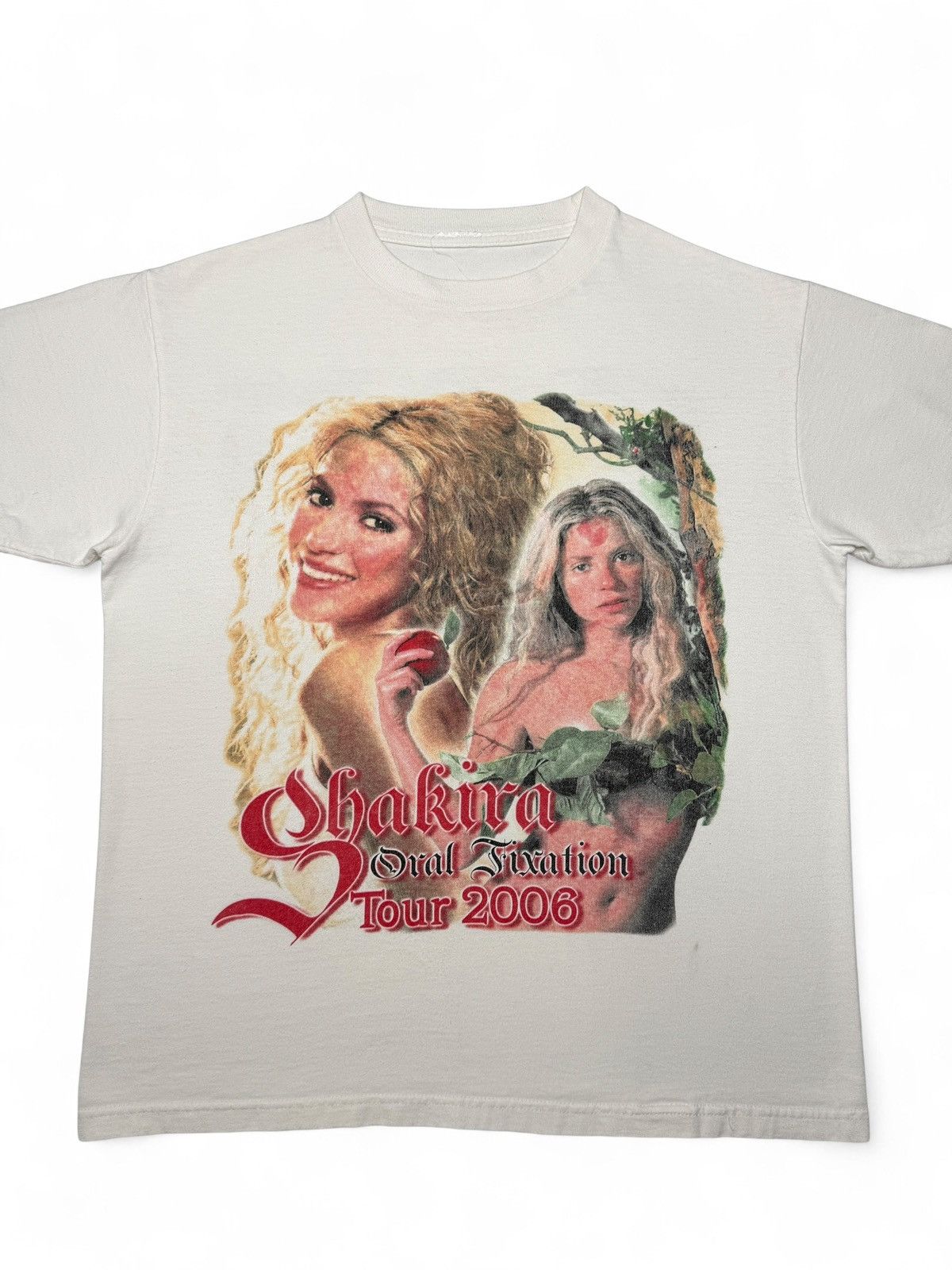 Band Tees Vintage 2006 Shakira Oral Fixation Concert Tee Shirt Size US M / EU 48-50 / 2 - 2 Thumbnail
