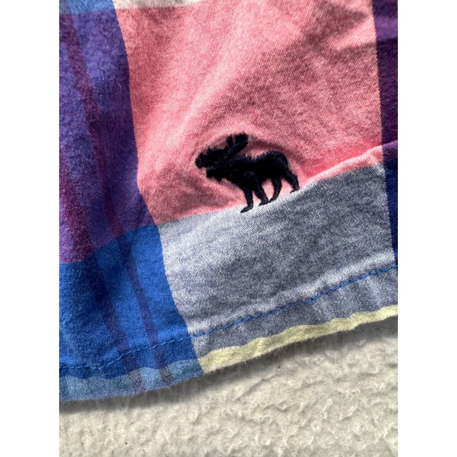 Abercrombie & Fitch Abercrombie & Fitch Dress XL Halter Plaid Multicolor Cotton Sundress Womens XL Short Dress Size XL / US 12-14 / IT 48-50 - 3 Thumbnail