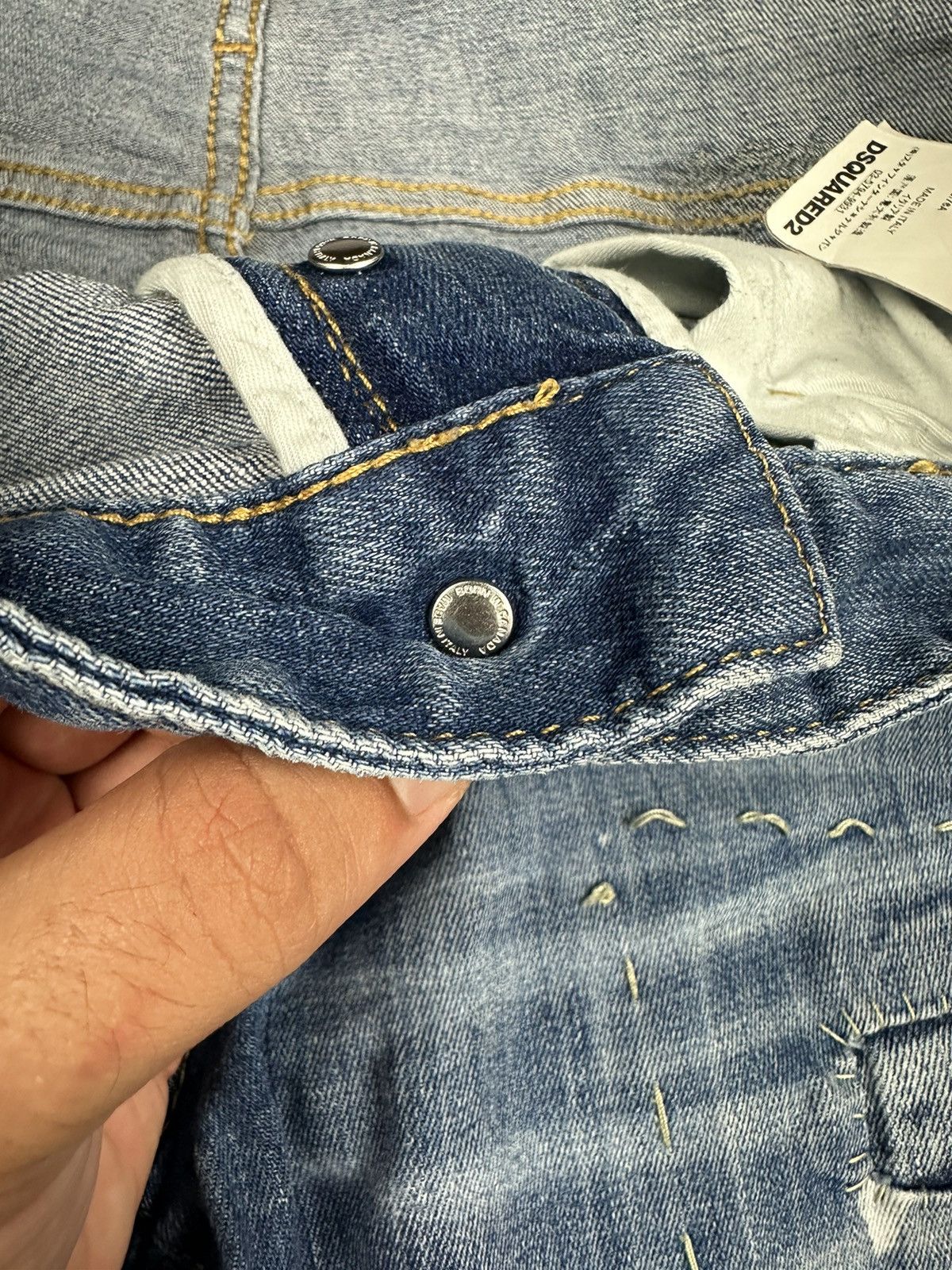 Dsquared2 Dsquared2 Cool Guy Distressed Denim Jeans Pants (A035) Size US 34 / EU 50 - 9 Thumbnail