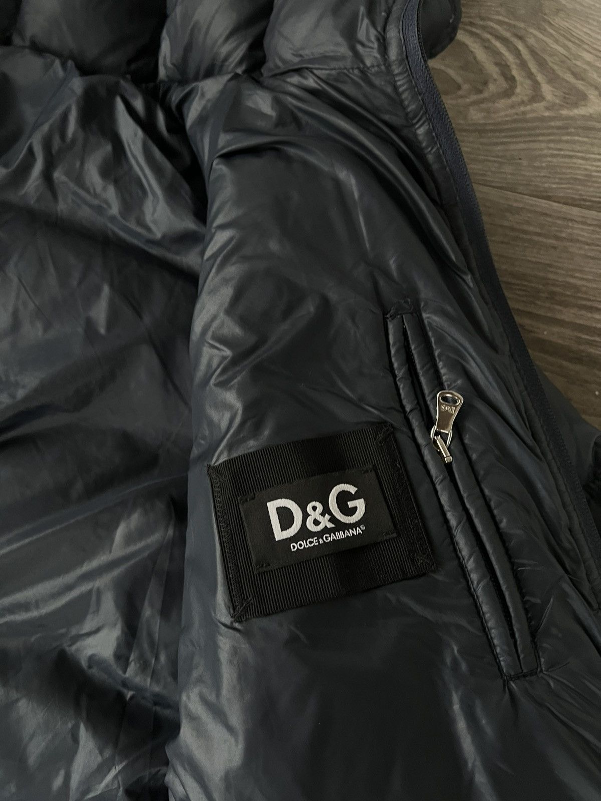 Dolce & Gabbana Rare Dolce & Gabbana Down Puffer Jacket Embroidered DG Hood Size US L / EU 52-54 / 3 - 12 Thumbnail