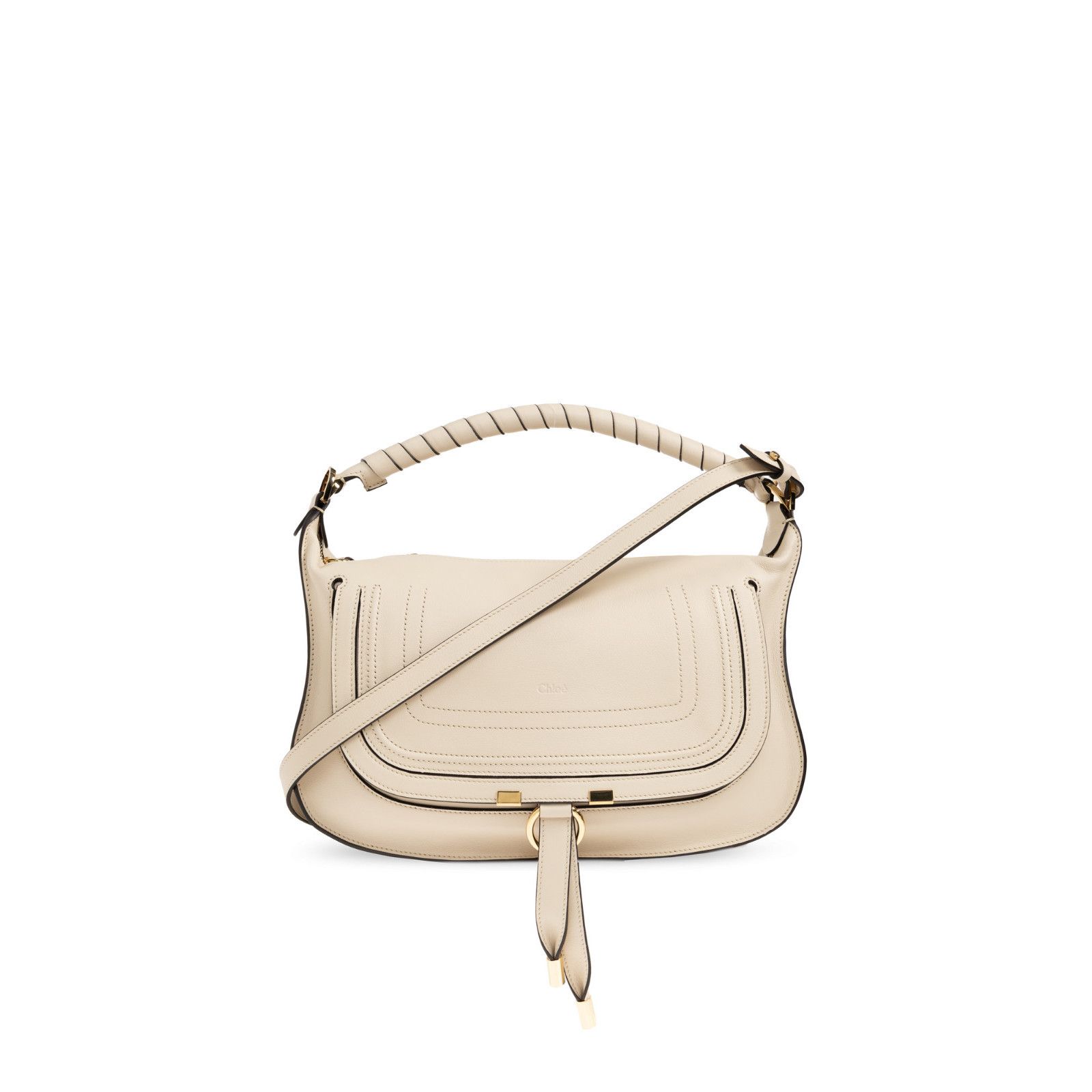 Chloe Small White Soft Leather Shoulder Bag New & Authentic