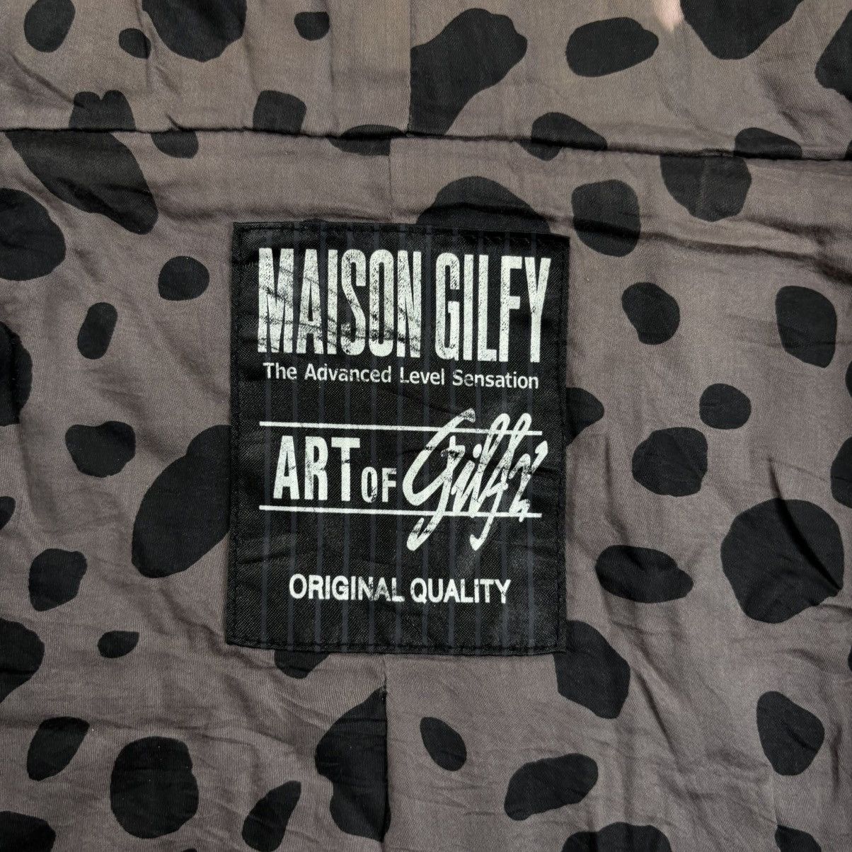14th Addiction 2000s Maison Gilfy - Fur Hoodie Asymetric Zip Hodie Size US M / EU 48-50 / 2 - 9 Thumbnail