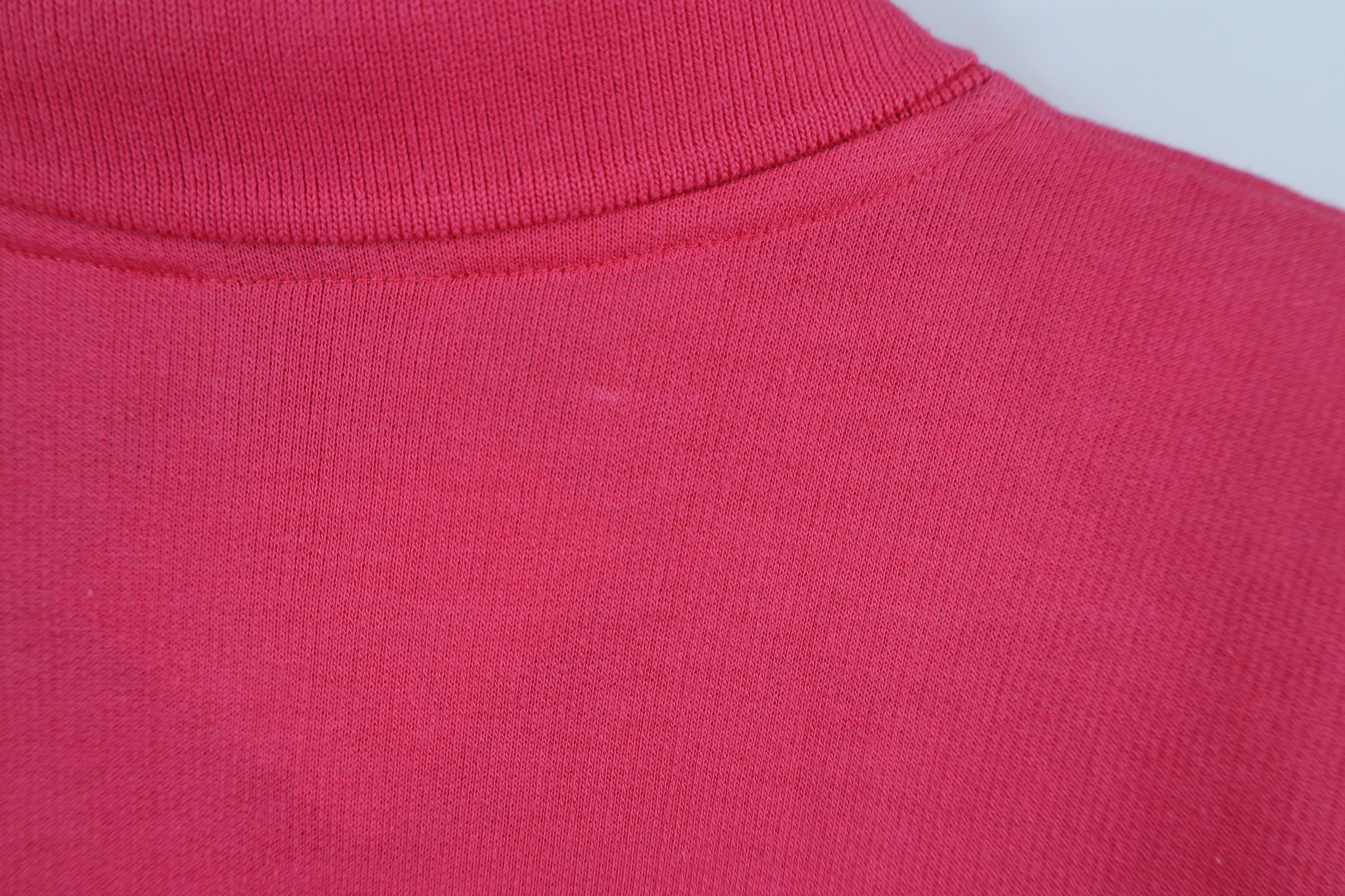 Asics × Vintage Deadstock Vintage 90s Asics Collared Pullover Polo Pink Size L / US 10 / IT 46 - 11 Thumbnail