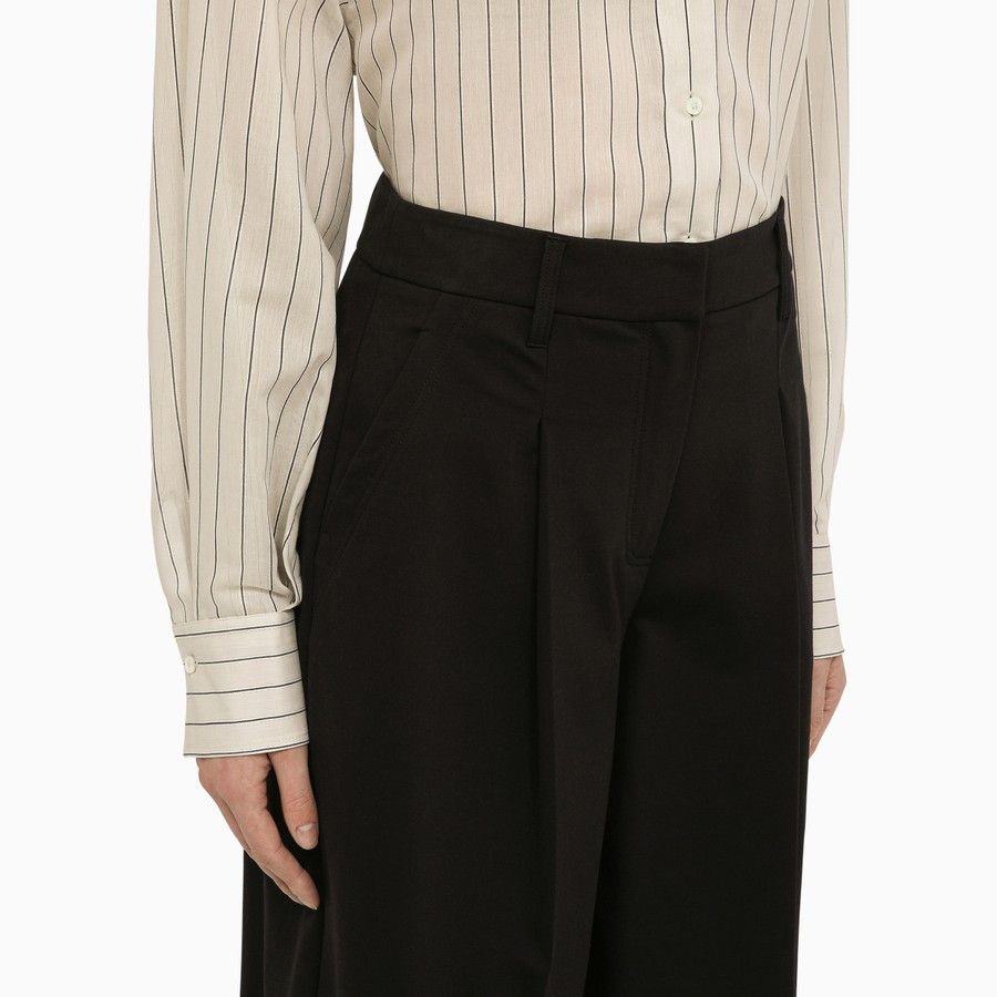 Brunello Cucinelli o1d2blof0824 Cotton-Blend Bermuda Short in Black Size 28" / US 6 / IT 42 - 5 Thumbnail