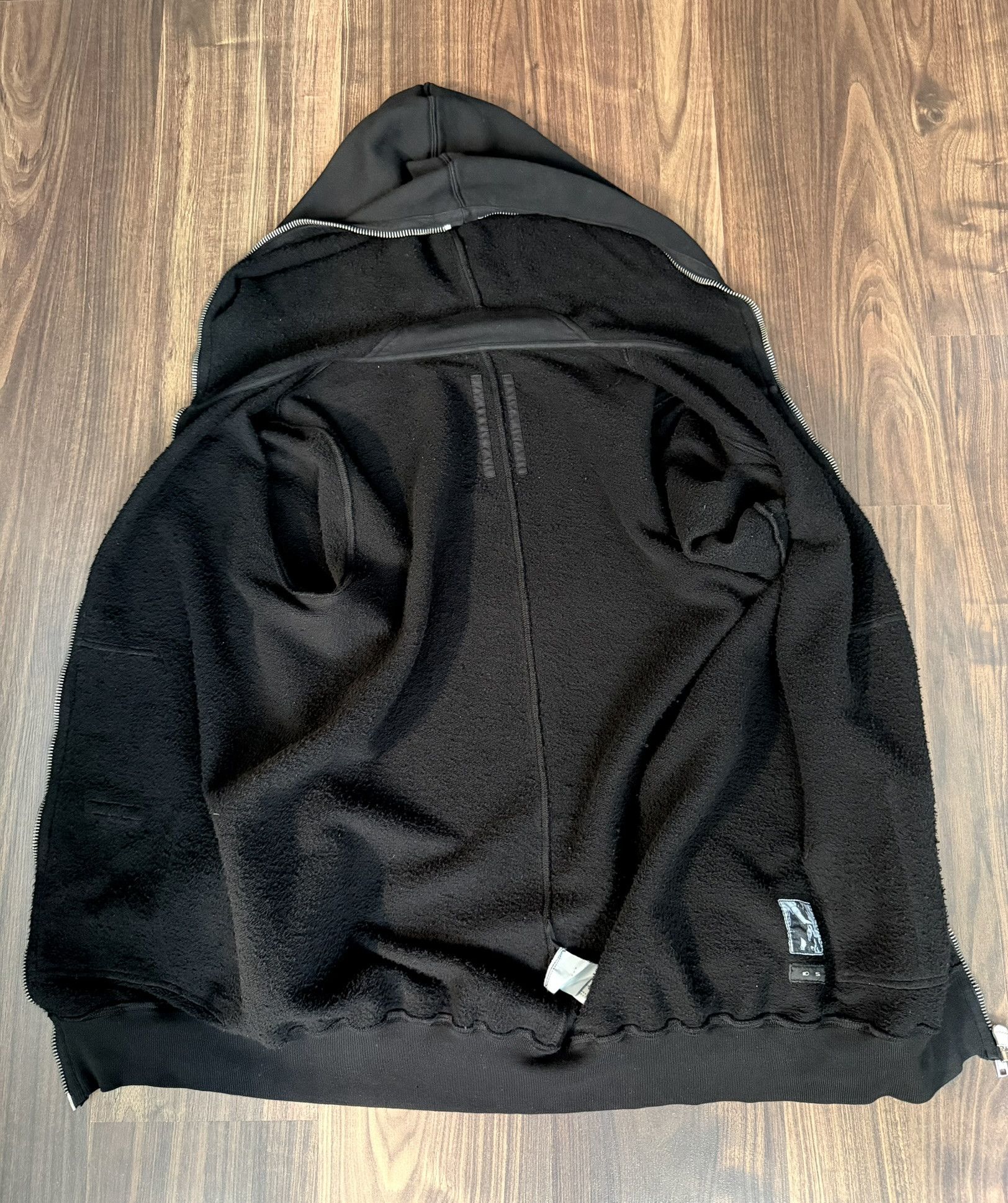 Rick Owens Drkshdw Rick Owens Gimp Mask Zip Hoodie Black Size M Size US M / EU 48-50 / 2 - 7 Thumbnail