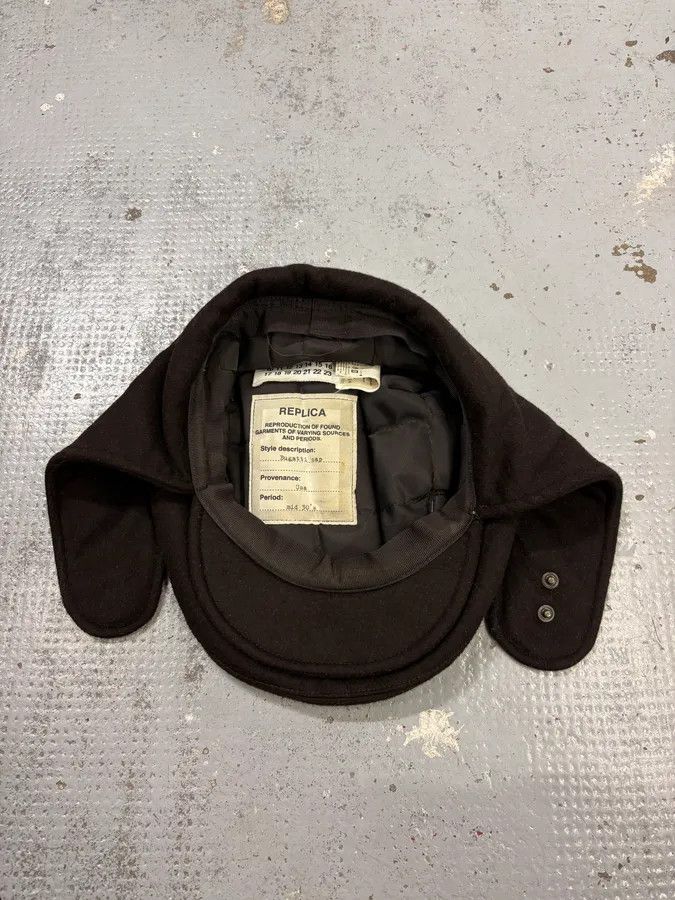 Maison Margiela FW2007 Maison Margiela Brown Wool Cap Hat Size ONE SIZE - 6 Thumbnail