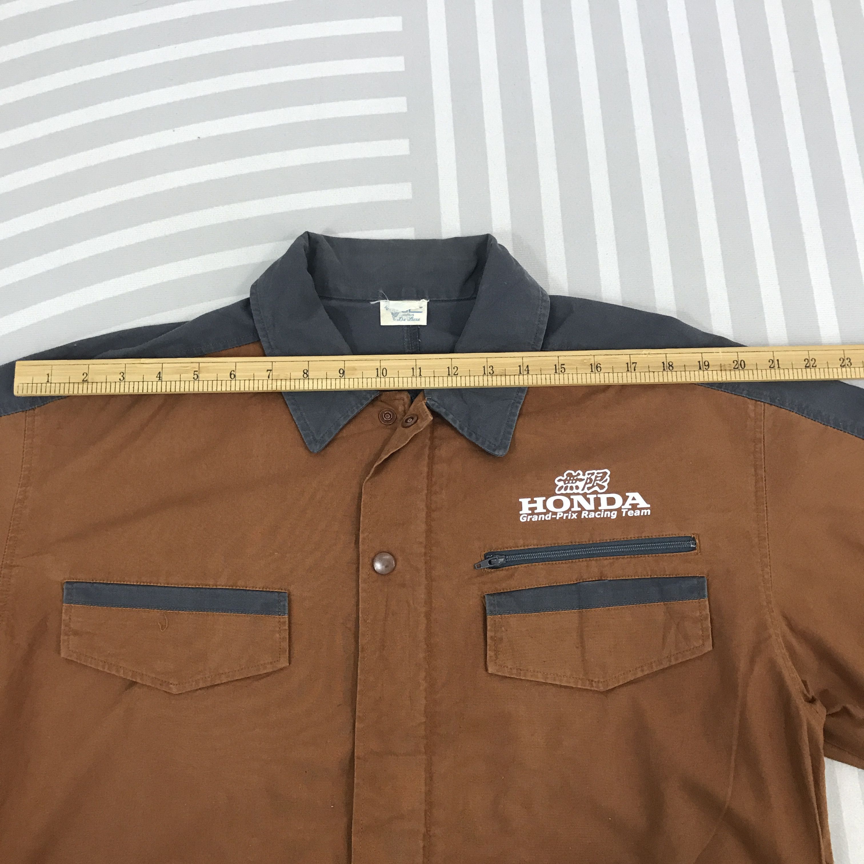 Japanese Brand × Vintage Vintage Honda racing F1 Uniform Work jacket Size US L / EU 52-54 / 3 - 5 Thumbnail