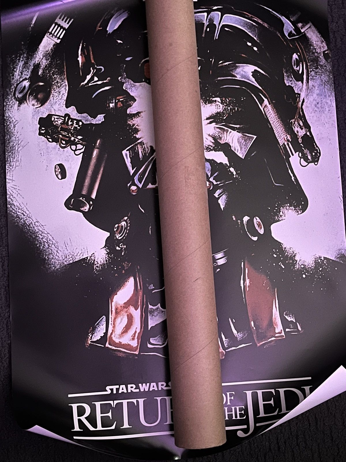 Kith Kith Star Wars Exploding Darth Vader poster | Grailed