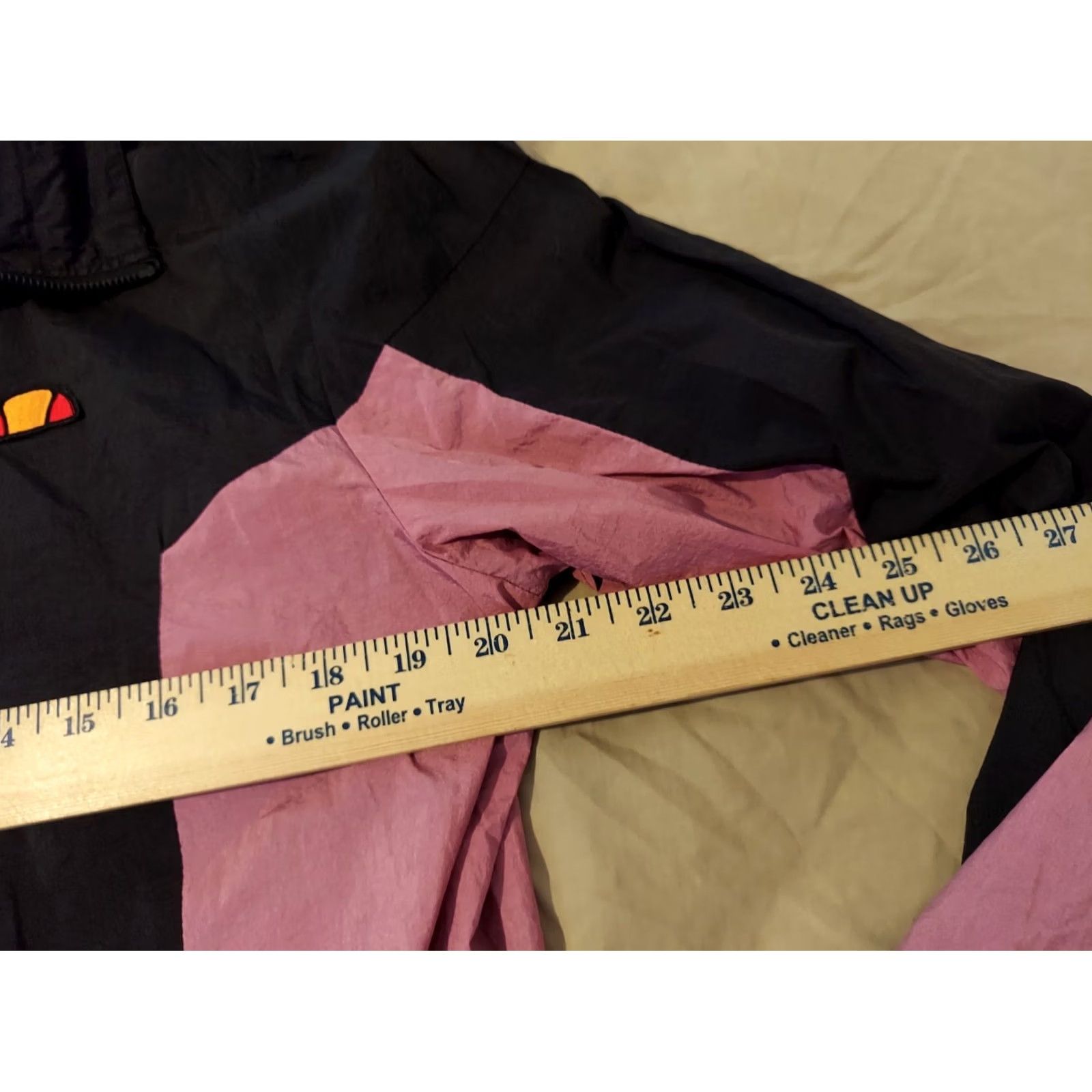 Ellesse VINTAGE ellesse Jacket Mens S Black Windbreaker Regular Jacket with Logo Size US S / EU 44-46 / 1 - 5 Thumbnail