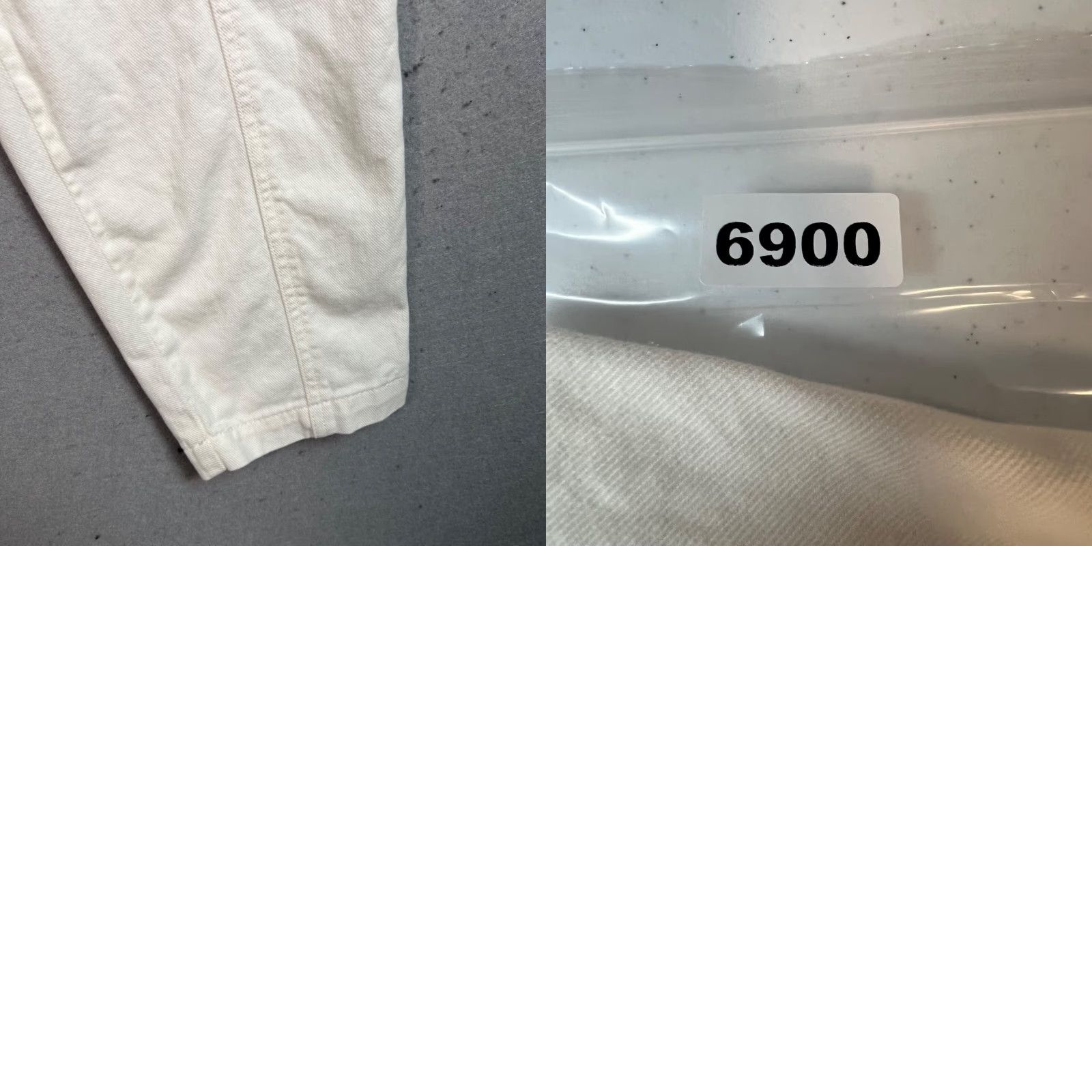 Reiss VINTAGE Reiss White Denim Tapered Jeans Pants Button Detail Adult Womens 14 White Size 36" / US 14 / IT 50 - 9 Thumbnail