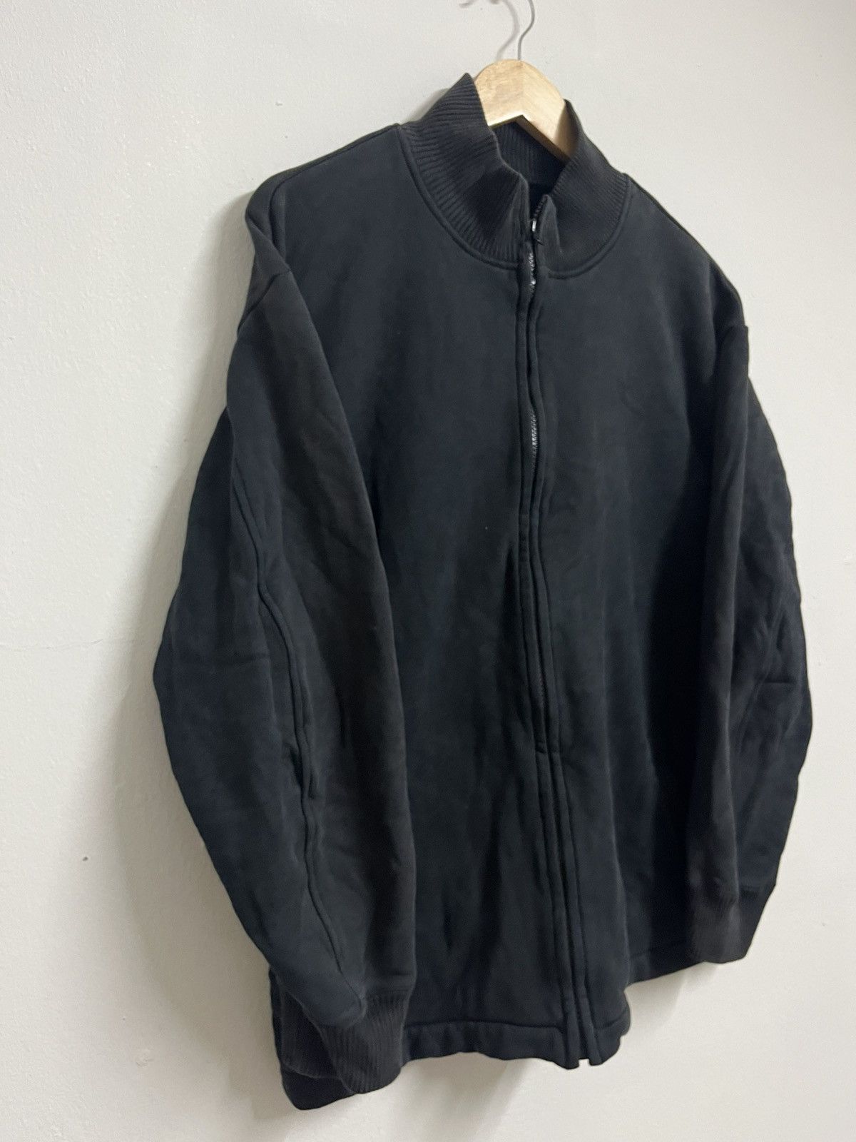 Japanese Brand 💥Vintage 90s UNIQLO Faded Black Zipper Size US L / EU 52-54 / 3 - 2 Thumbnail