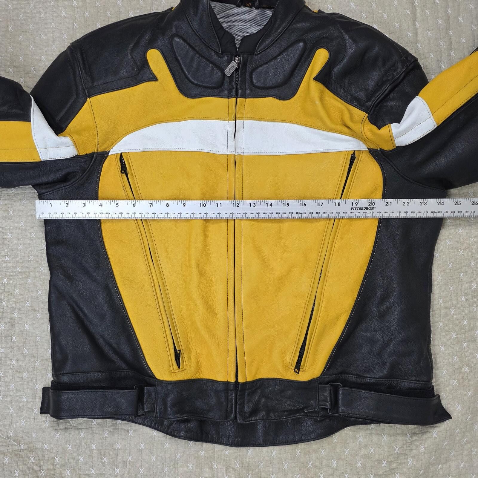 FirstGear Bikercore First Gear Leather High-Performance Jacket sz 50 Size US M / EU 48-50 / 2 - 2 Thumbnail