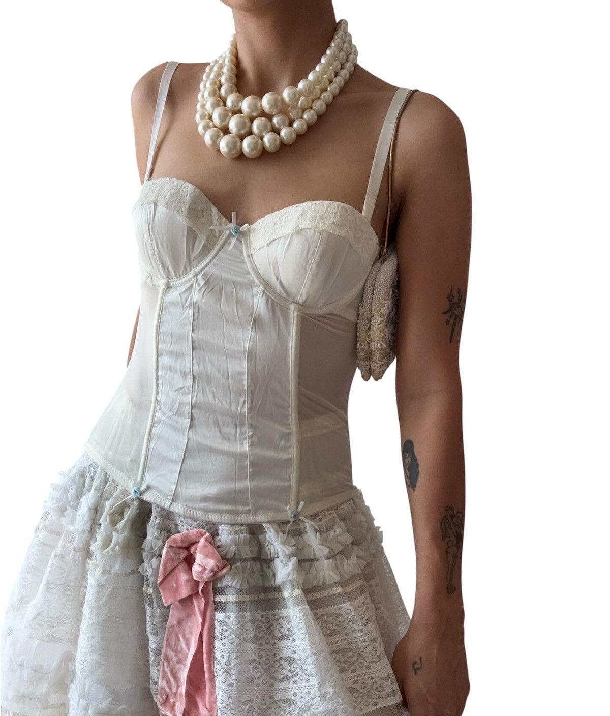 Vintage y2k corset Size XS / US 0-2 / IT 36-38 - 1 Thumbnail