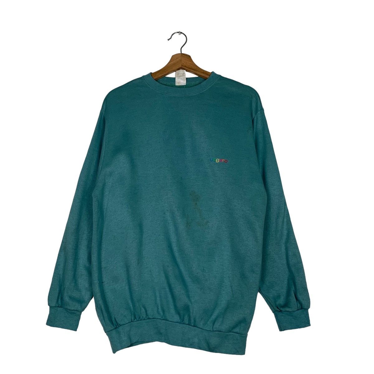 Ungaro Paris UNGARO PARIS Embroidery Small Logo Sweatshirt #0492-C23 Size US S / EU 44-46 / 1 - 1 Thumbnail