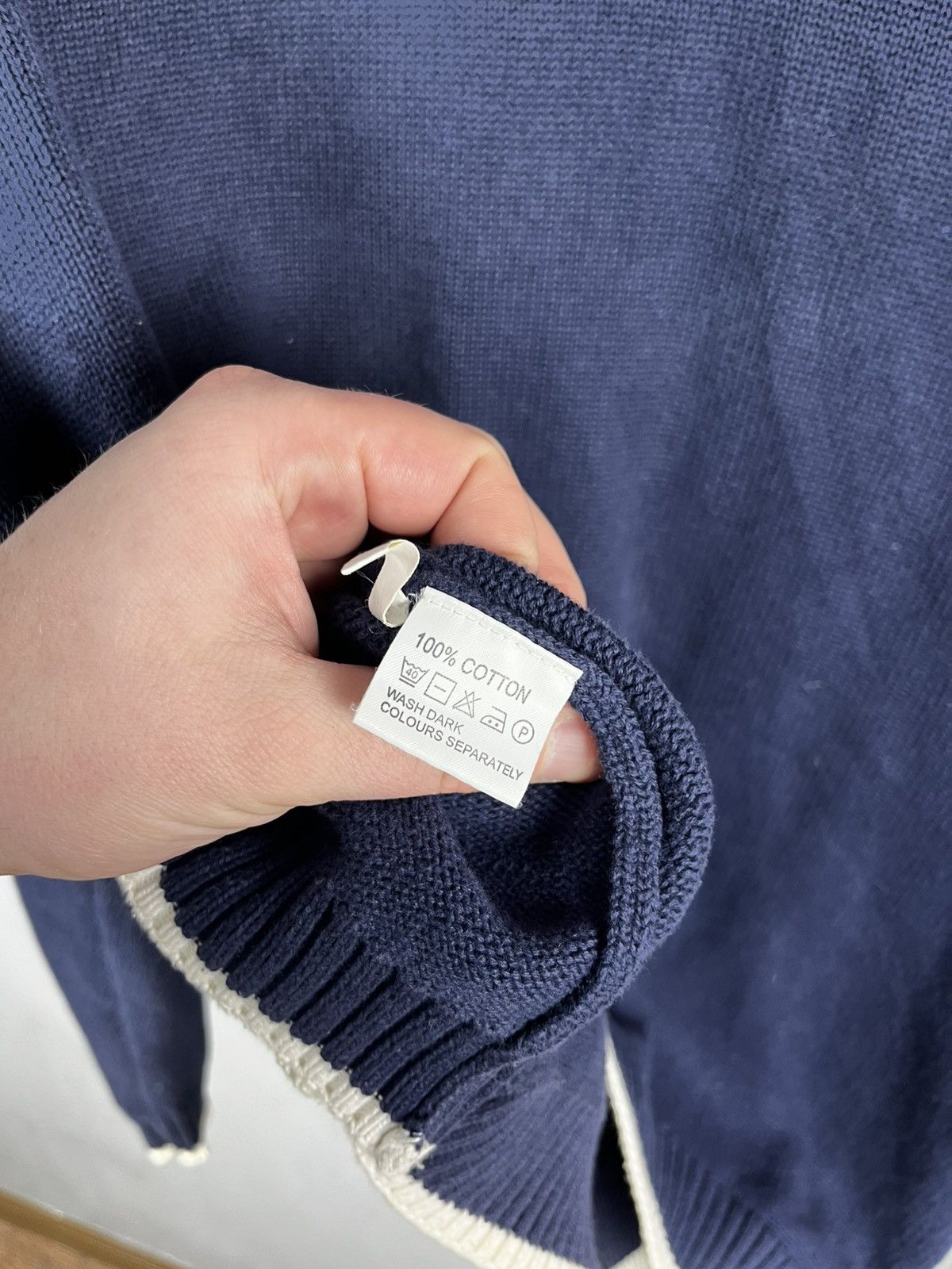 Yves Saint Laurent YSL sweater zip vintage 90s Size US L / EU 52-54 / 3 - 10 Thumbnail
