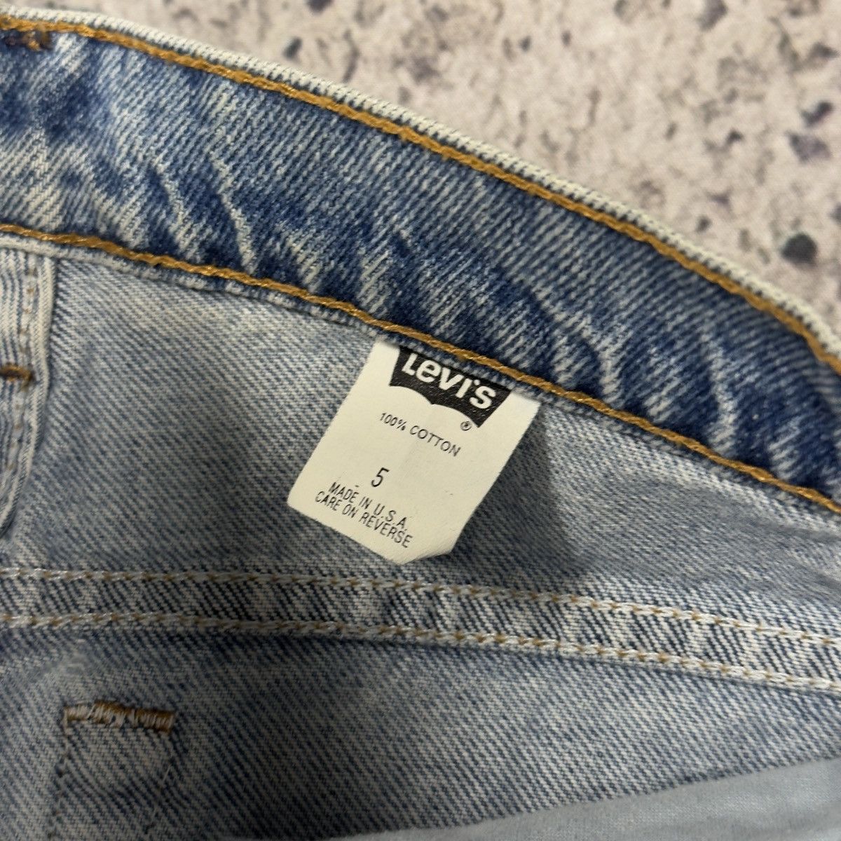 Levi's Vintage 90s Levi’s 550 Light Wash Tapered Denim Jeans Size 27" / US 4 / IT 40 - 5 Thumbnail