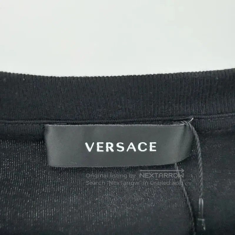 Versace Versace Black Men's T-shirt with Logo . Size US M / EU 48-50 / 2 - 4 Thumbnail