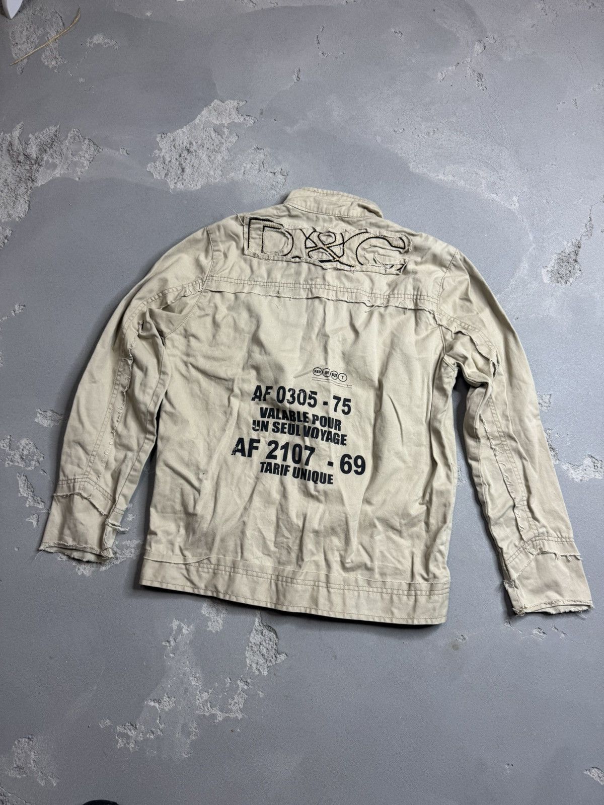 Dolce & Gabbana VINTAGE DOLCE GABBANA JACKET LOGO AVANTGARDE 90S Size US M / EU 48-50 / 2 - 2 Thumbnail