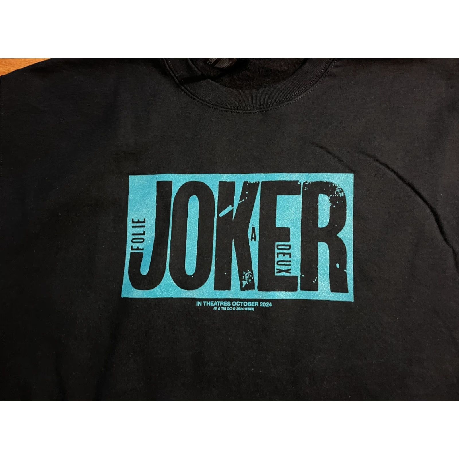 Gildan Joker Folie à Deux Sweatshirt Men’s Medium Black Official Promo Warner Bros Shirt Size US M / EU 48-50 / 2 - 3 Thumbnail