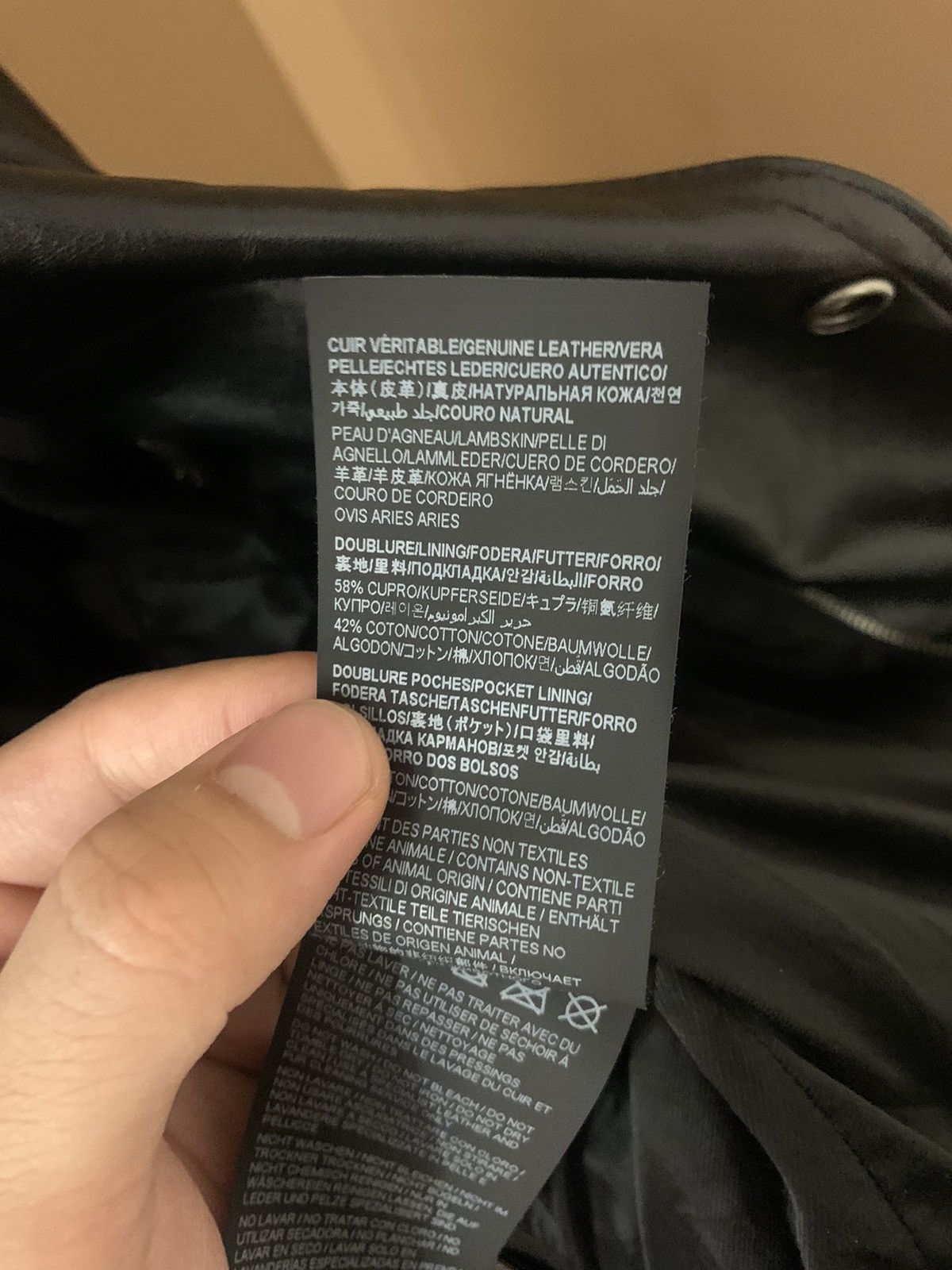 Saint Laurent Paris Saint Laurent 2023SS Vintage crinkled lambskin biker jacket Size US S / EU 44-46 / 1 - 5 Thumbnail